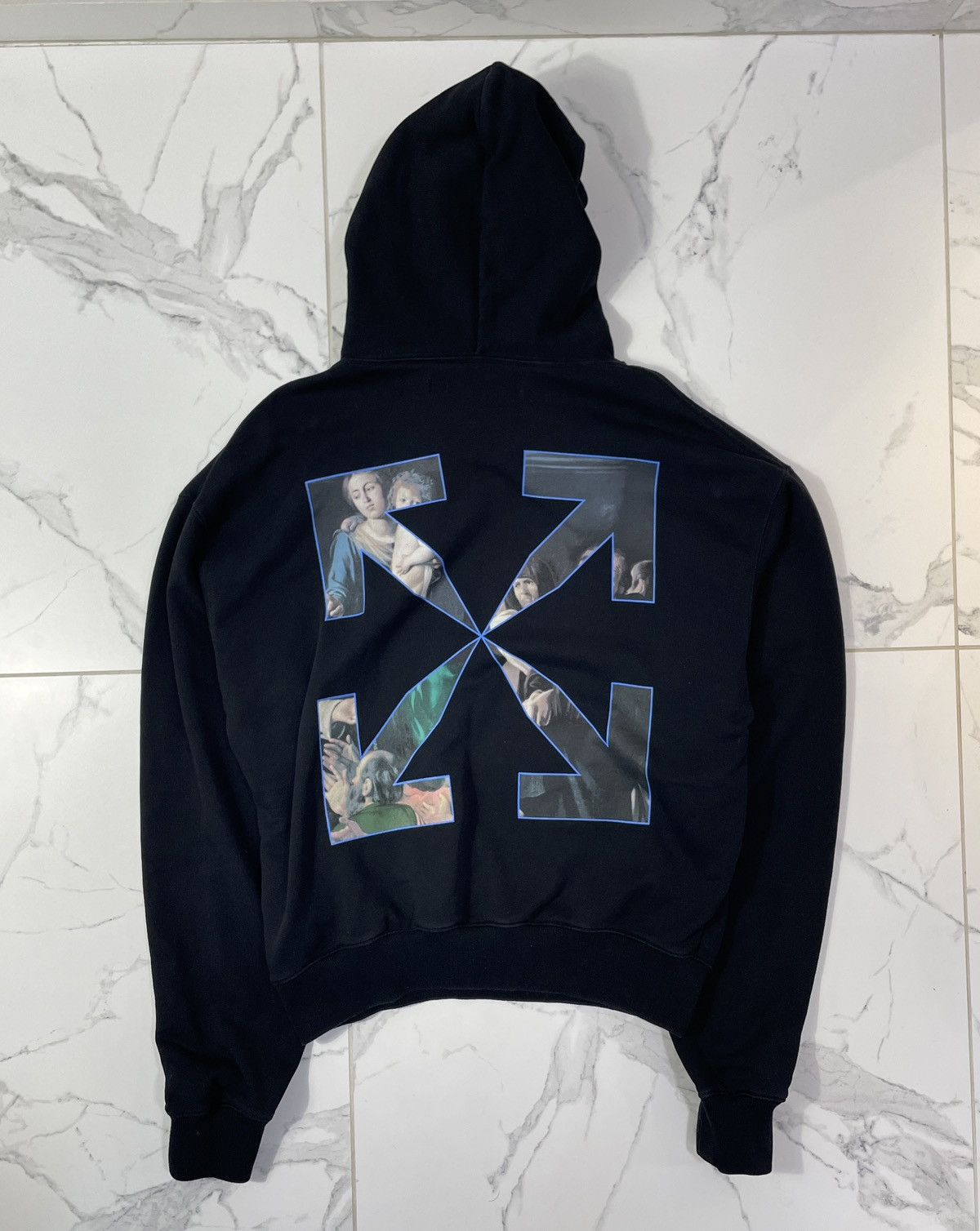 Off-White Off-White Caravaggio Print Hoodie Black Authentic Size US S / EU 44-46 / 1 - 13 Thumbnail