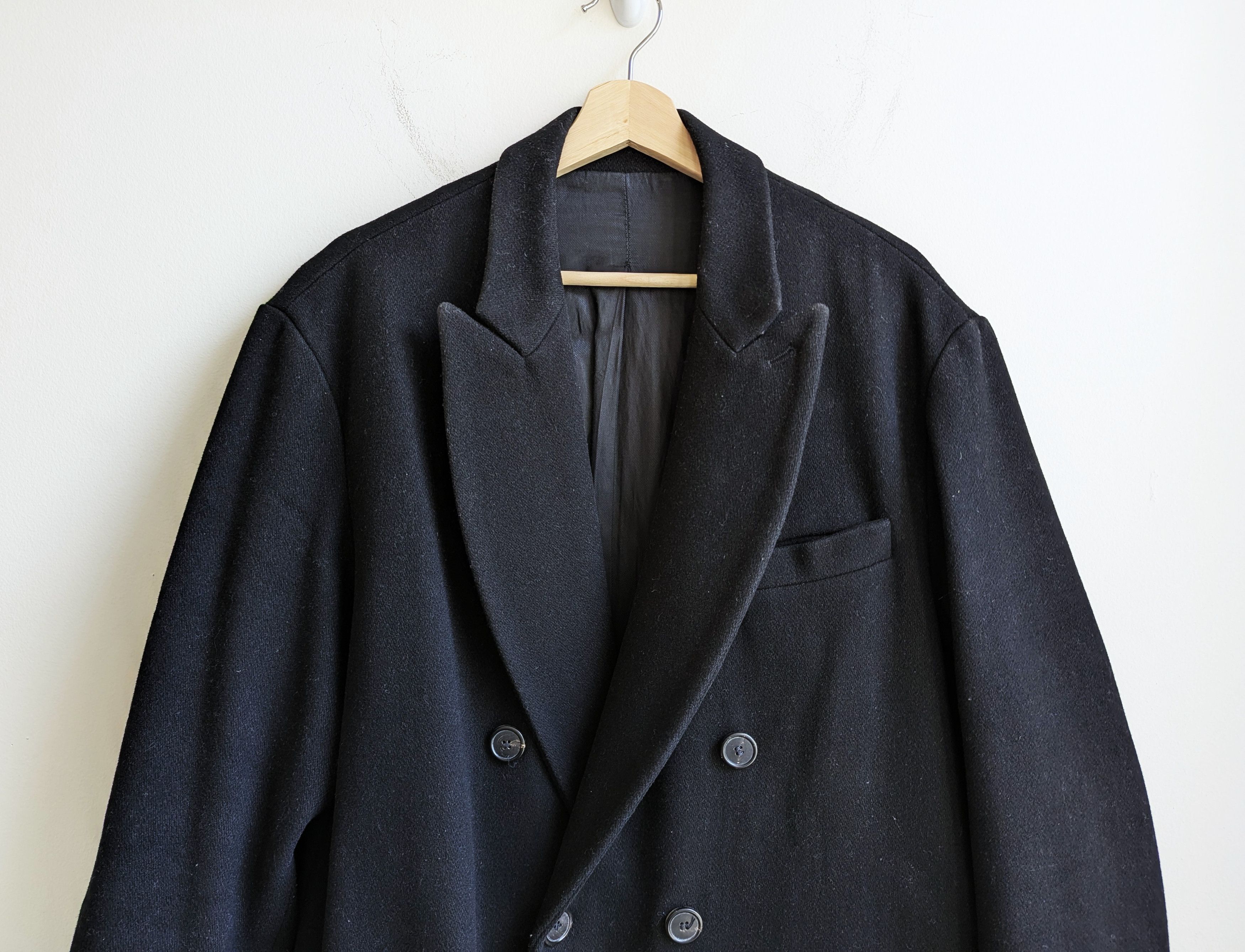AMI Double-Breasted Overcoat Size US L / EU 52-54 / 3 - 3 Thumbnail