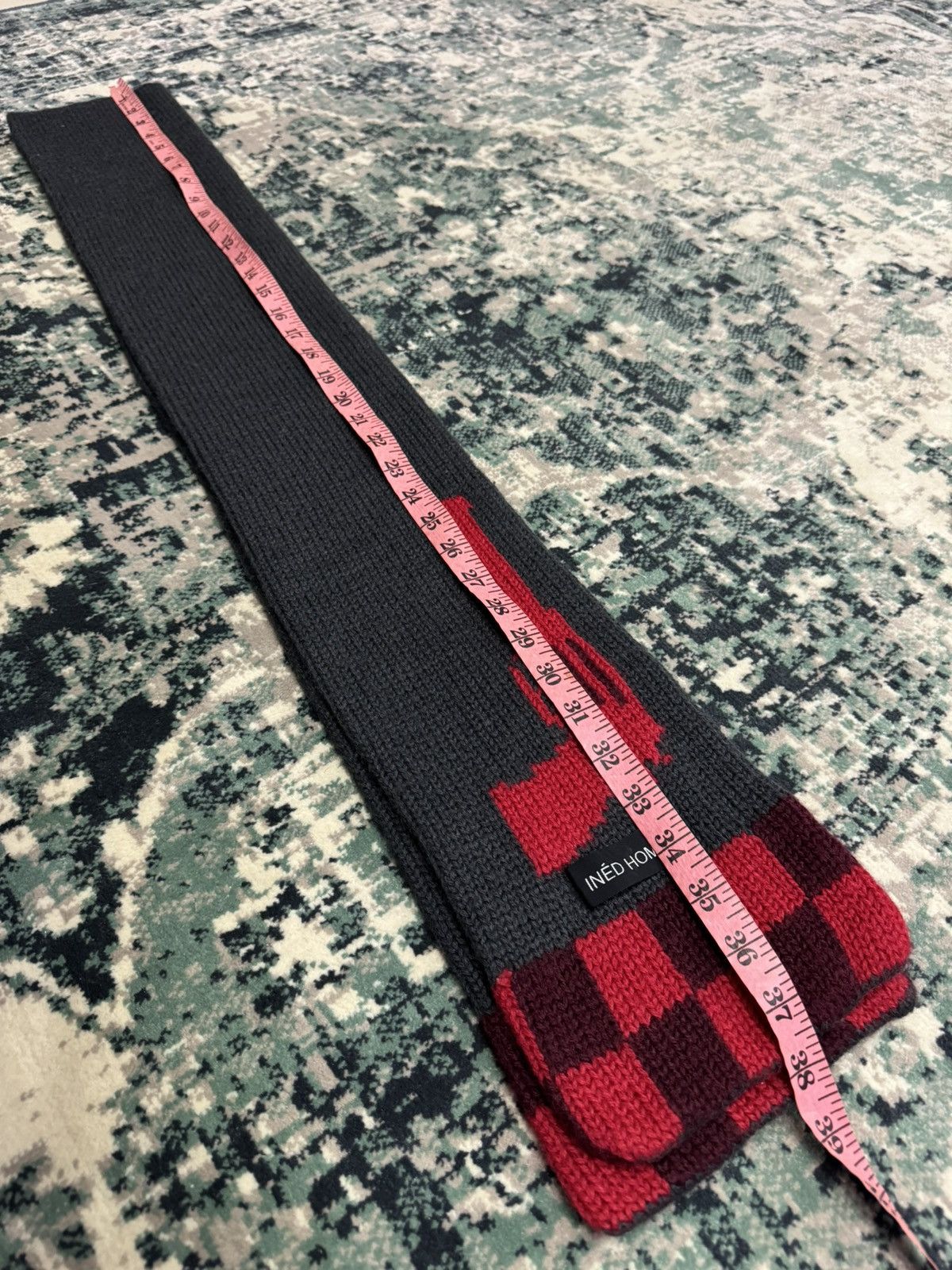 Yohji Yamamoto INED HOMME KNITTED SCARF Size ONE SIZE - 5 Thumbnail