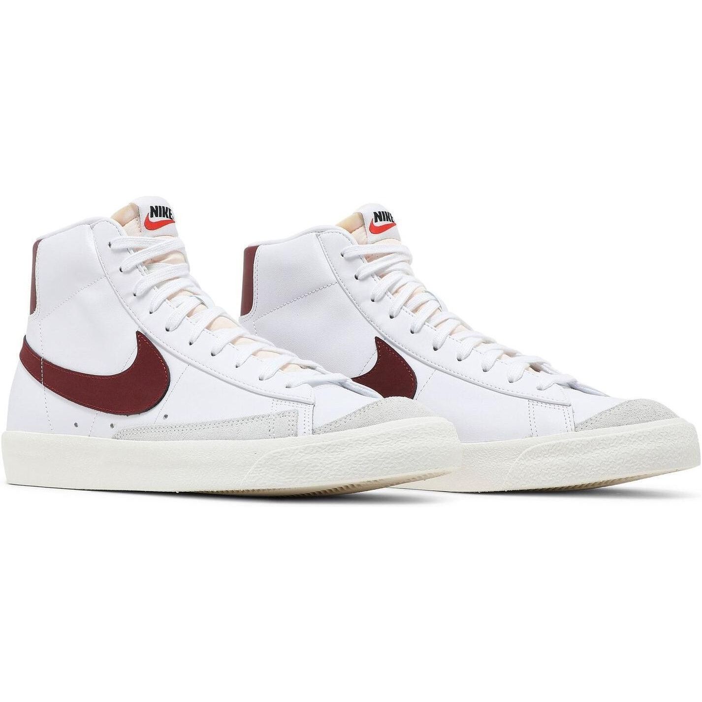 Nike Nike Blazer Mid '77 Vintage Sneakers White/Team Red Men 10.5 Size US 10.5 / EU 43-44 - 1 Thumbnail
