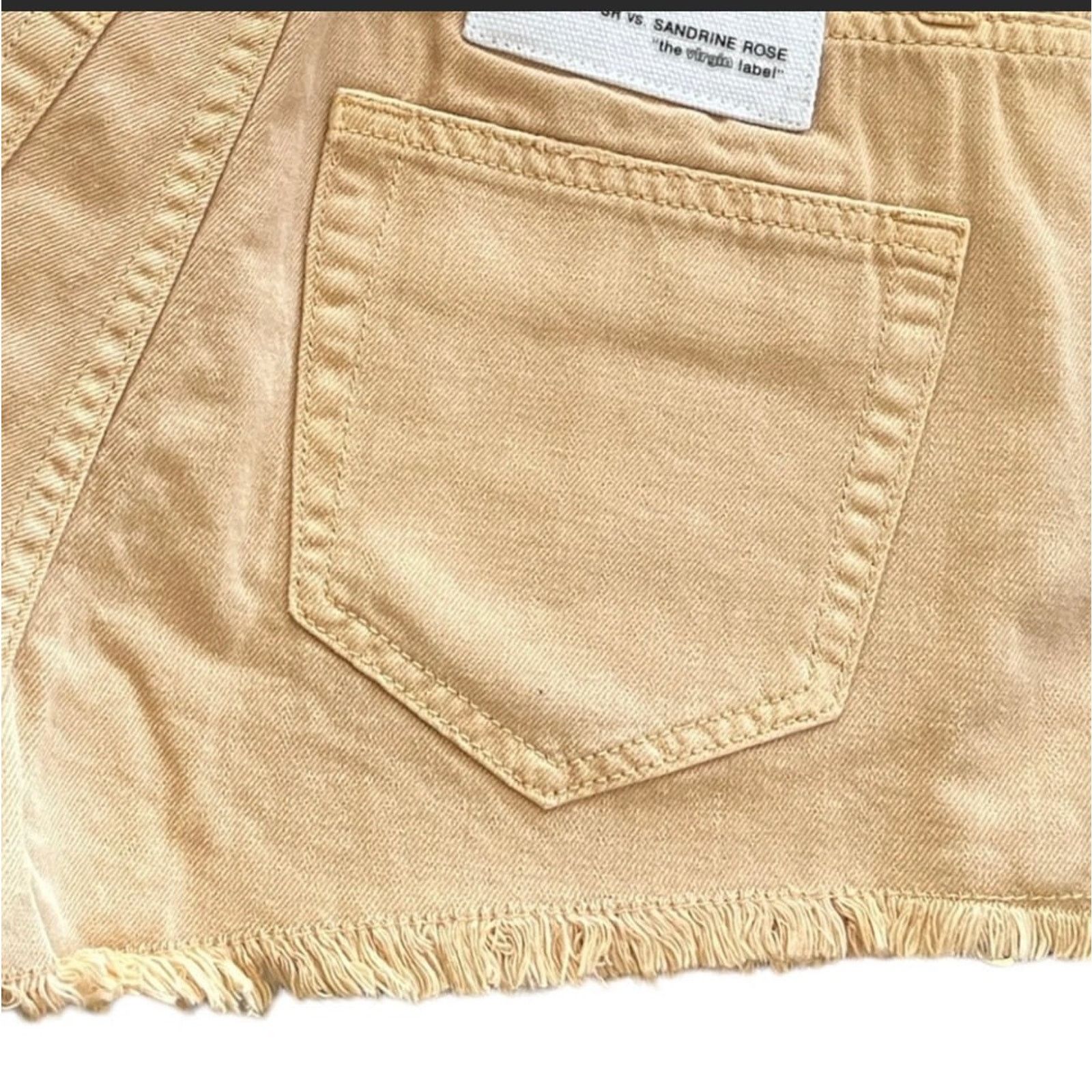Sandrine Rose Sandrine Rose × FP Beige (NWT Beige Zipper Womens Size 24 Size 24" / US 00 / IT 34 - 7 Thumbnail