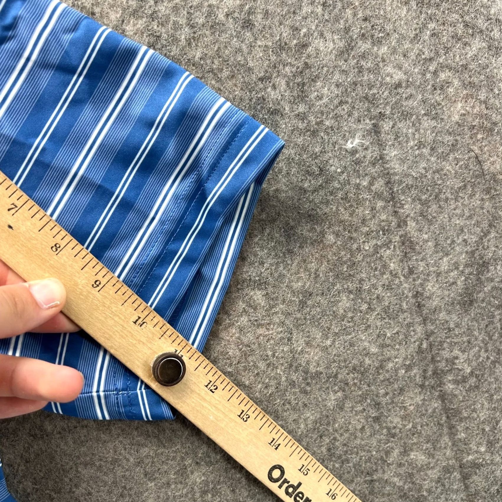 Callaway Callaway Polo Shirt Mens XL Blue Opti Dri Polyester Stripes Golf Extra Large Shirt Short Sleeve Button Logo Striped Casual Sportswear Men Accessories? Size US XL / EU 56 / 4 - 7 Thumbnail