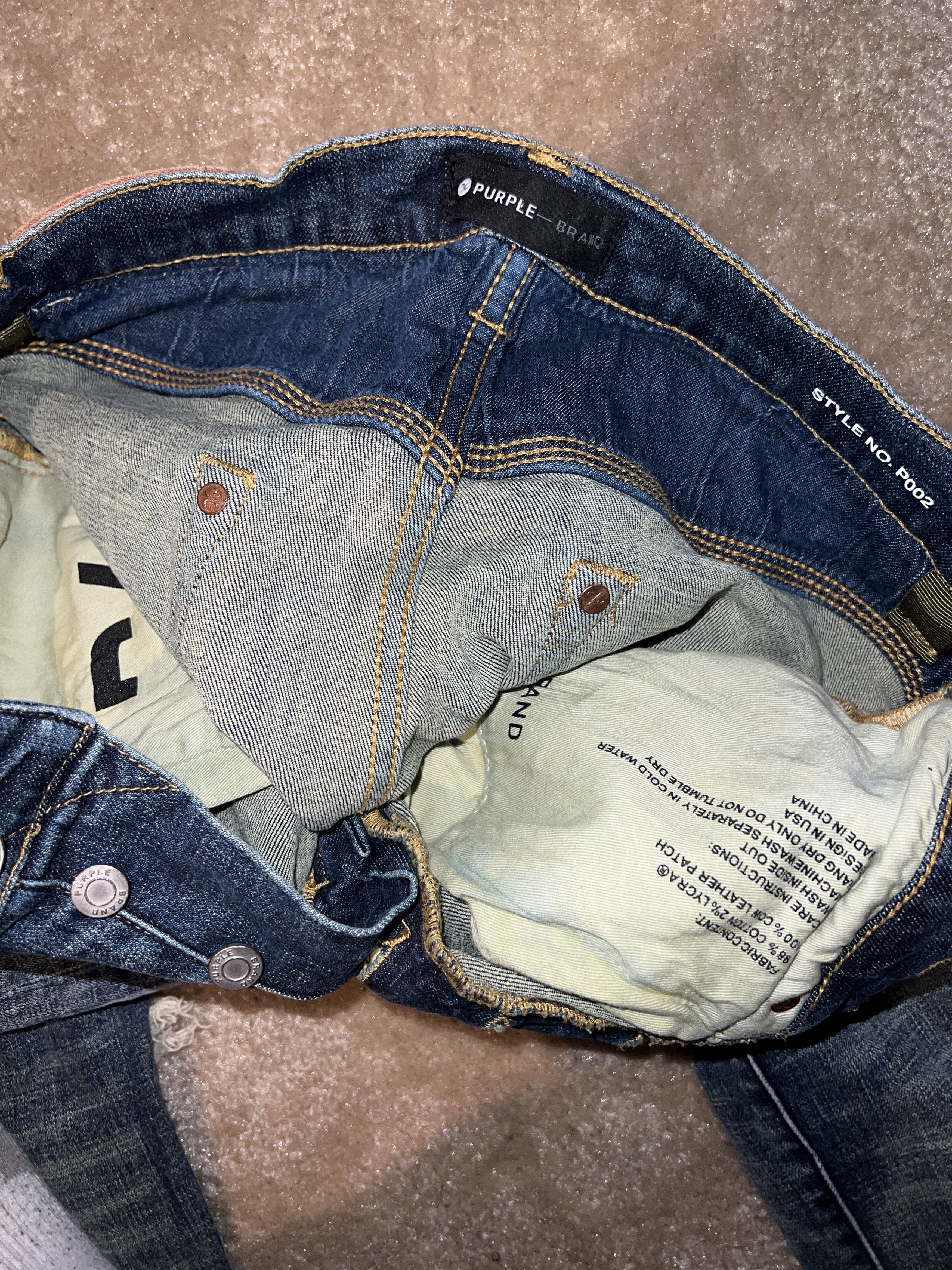 Purple Brand Purple Jeans Size US 30 / EU 46 - 6 Thumbnail