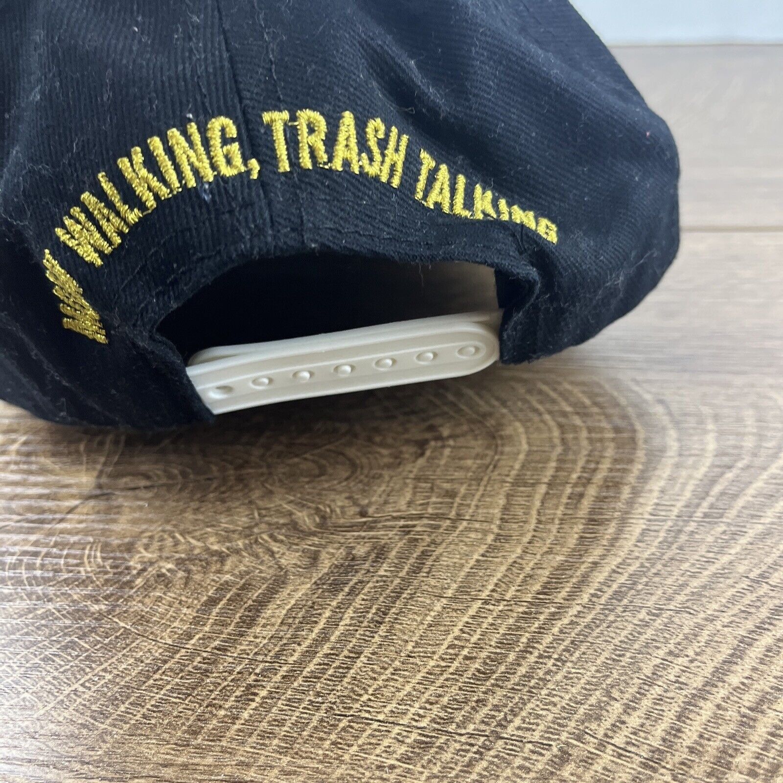 Other Moon Walking Hat Trash Talking Black Hat Adjustable Adult Si Size ONE SIZE - 12 Thumbnail
