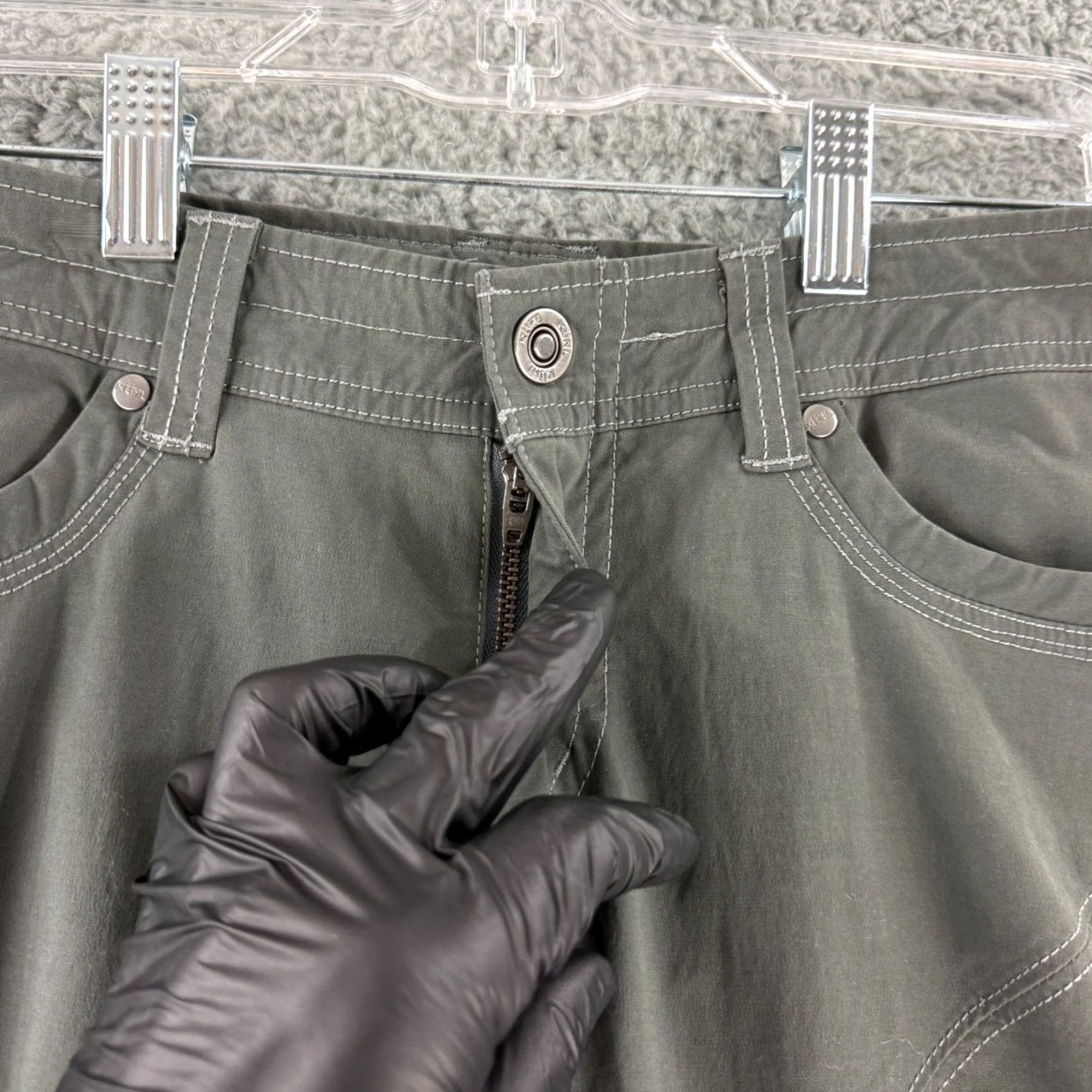 Vintage Kuhl Inspiratr Ankle Zip Pants Womens Size 6 Gray Hiking Travel Outdoor Casual Size 28" / US 6 / IT 42 - 5 Thumbnail