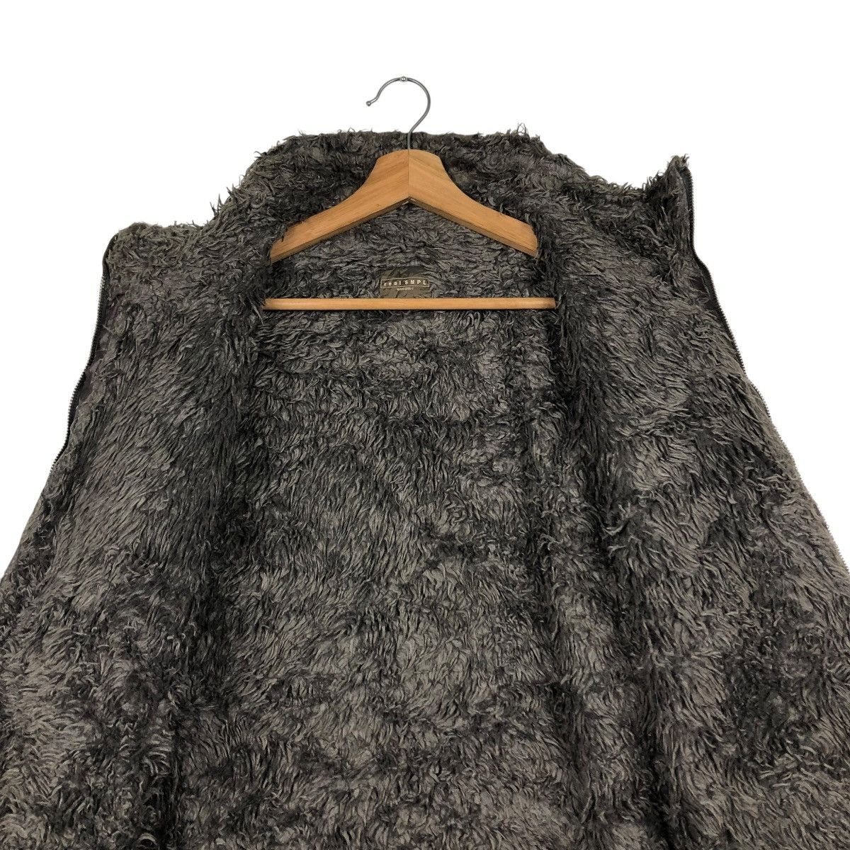 Japanese Brand 🔥VINTAGE BIKER JACKET REAL SMPL FUR BLANKET ISSEY MIYAKE Size US L / EU 52-54 / 3 - 16 Thumbnail