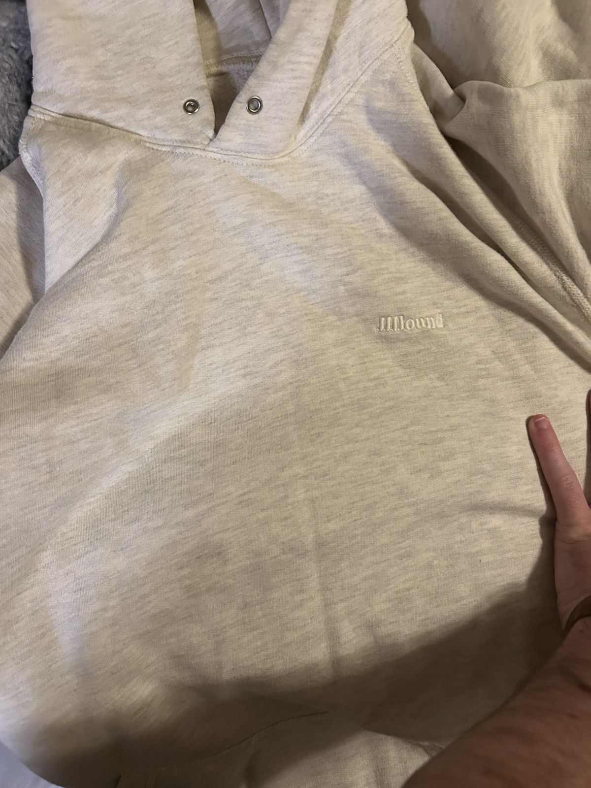 JJJJound Oatmeal Color Hoodie Size US XL / EU 56 / 4 - 5 Thumbnail