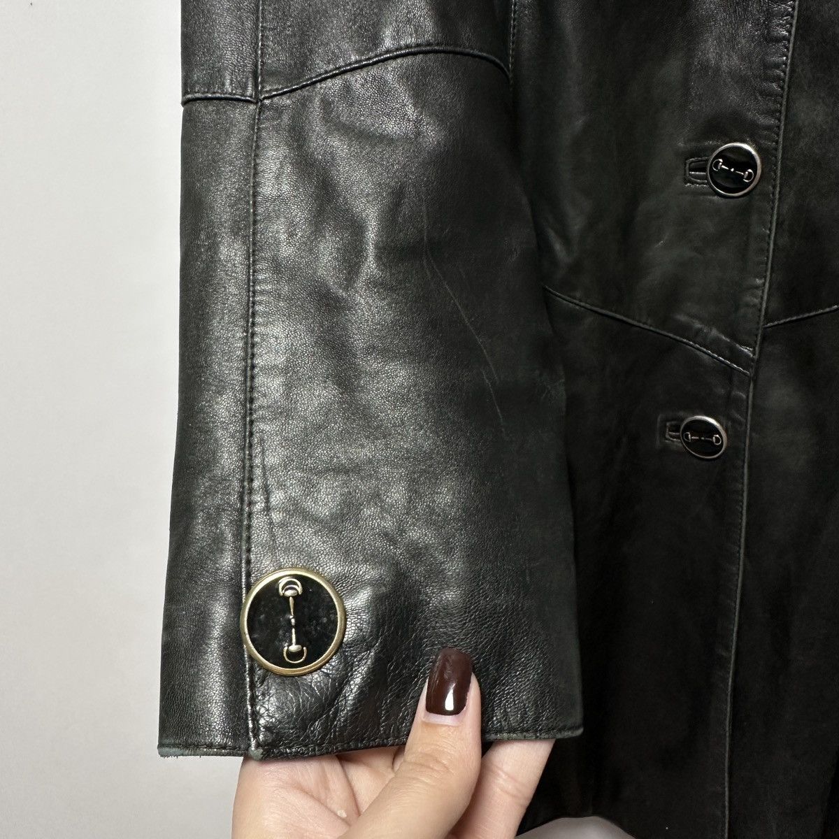 Other Cygielman beautiful black leather coat Size S / US 4 / IT 40 - 6 Thumbnail