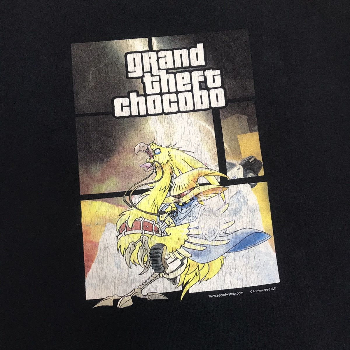 Vintage VINTAGE PARODY GRAND THEFT CHOCOBO ART Y2K RARE TEE Size US L / EU 52-54 / 3 - 2 Thumbnail