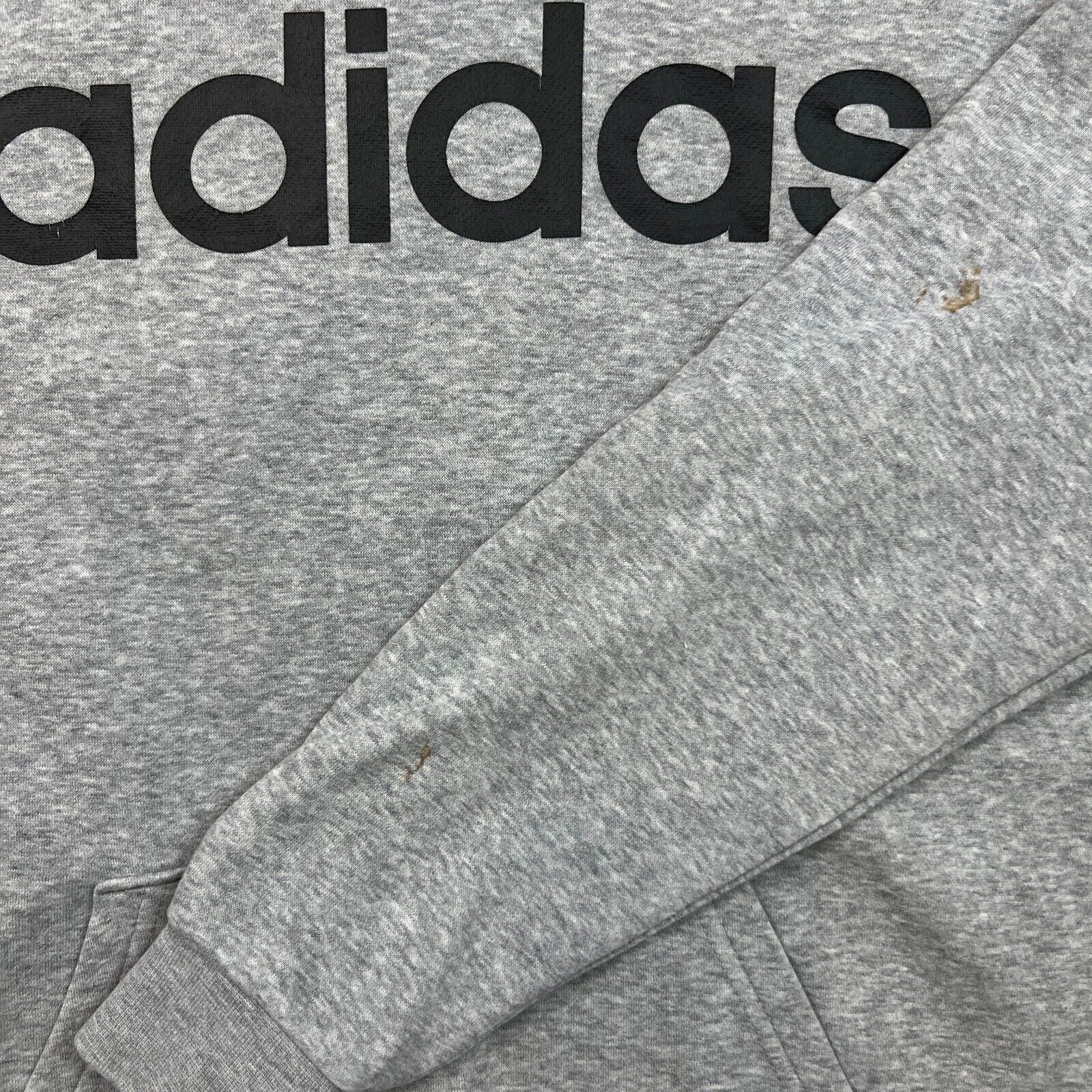 Adidas × Vintage Adidas Hoodie Small 3 Stripes Spell Out Pullover Hooded Size US S / EU 44-46 / 1 - 4 Thumbnail