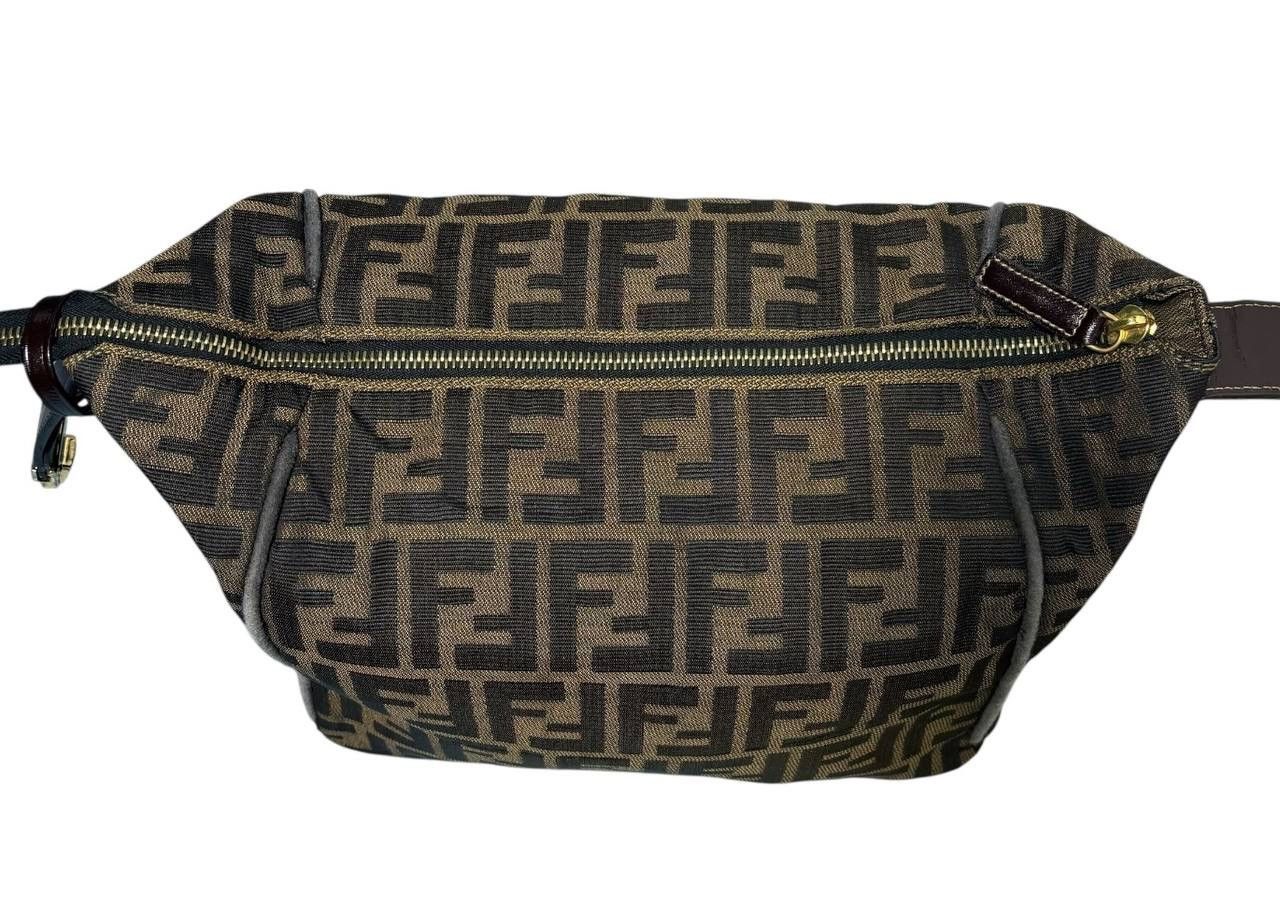 Fendi Vintage Fendi Zucca Canvas Mini Doctor Bag Boxy Handbag 90s Size ONE SIZE - 8 Thumbnail