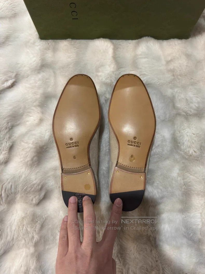 Gucci Guicci Suede Men's Loafers Leather Shoes Size US 7 / EU 40 - 7 Thumbnail