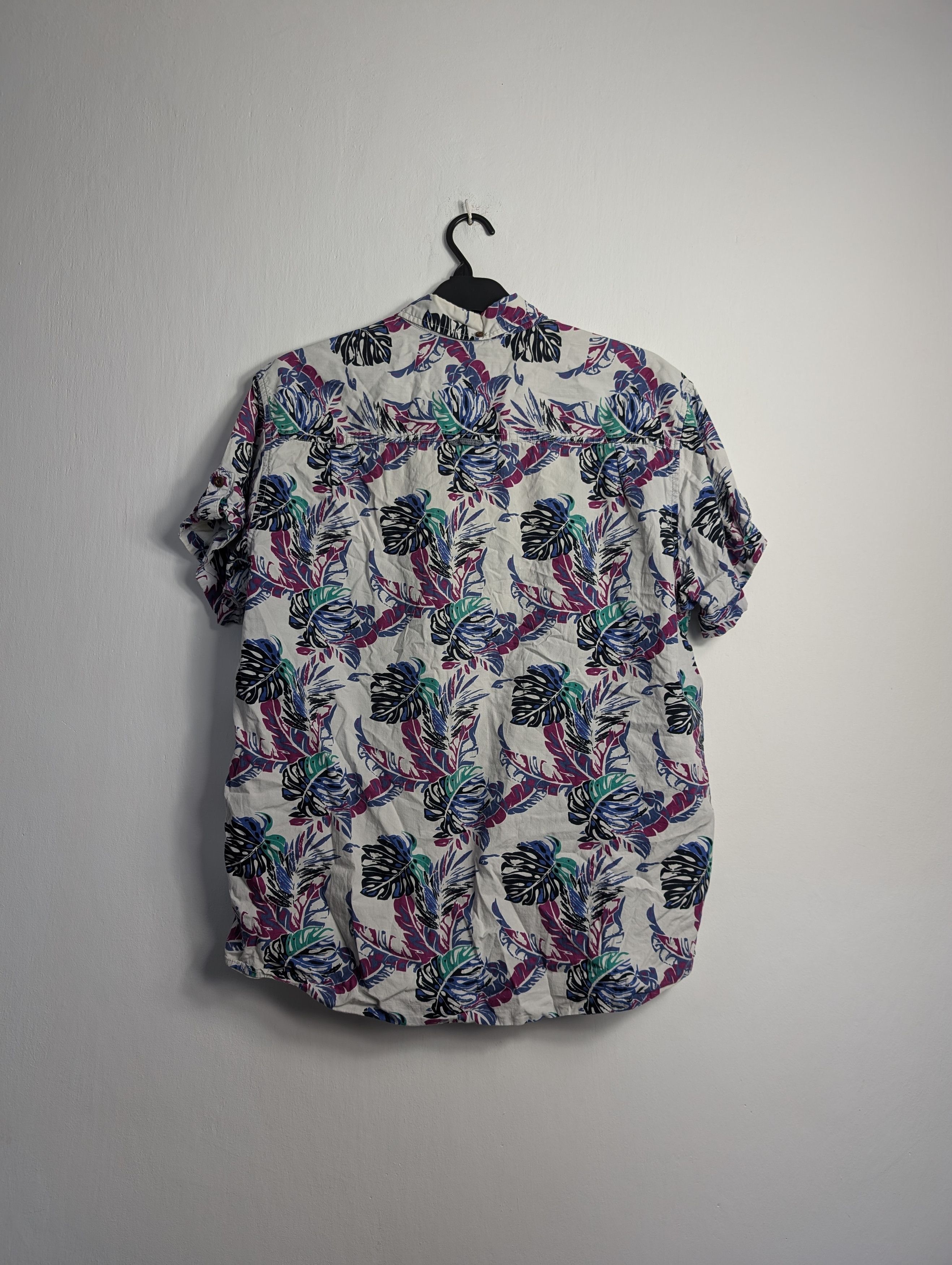 Vintage Vintage Y2K Hawaiian Shirt - Summer Floral Palm Tree Print Size US XXL / EU 58 / 5 - 4 Thumbnail