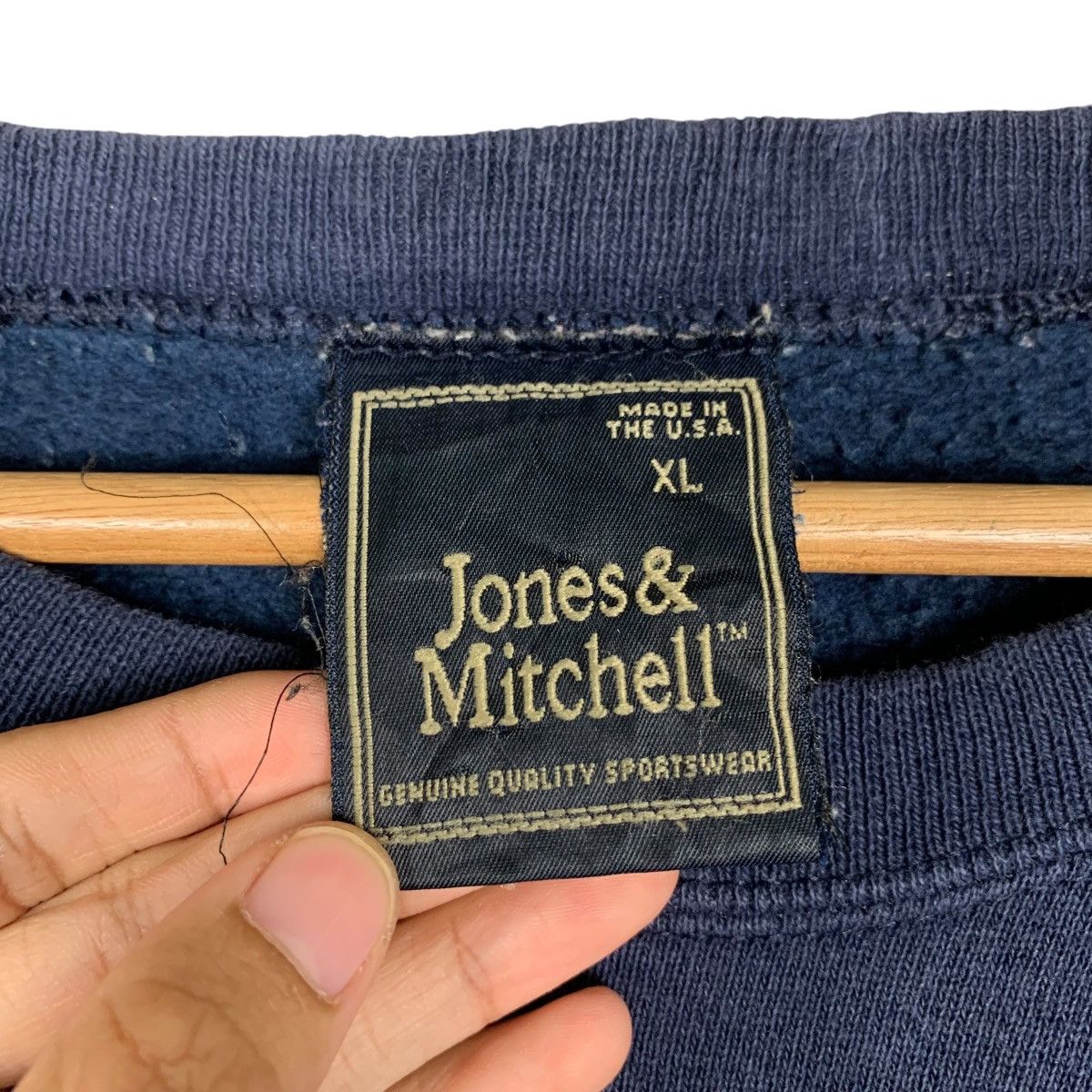 Vintage JONES & MITCHELL Eastern Big Logo Sweatshirt #1475-C66 Size US XL / EU 56 / 4 - 11 Thumbnail