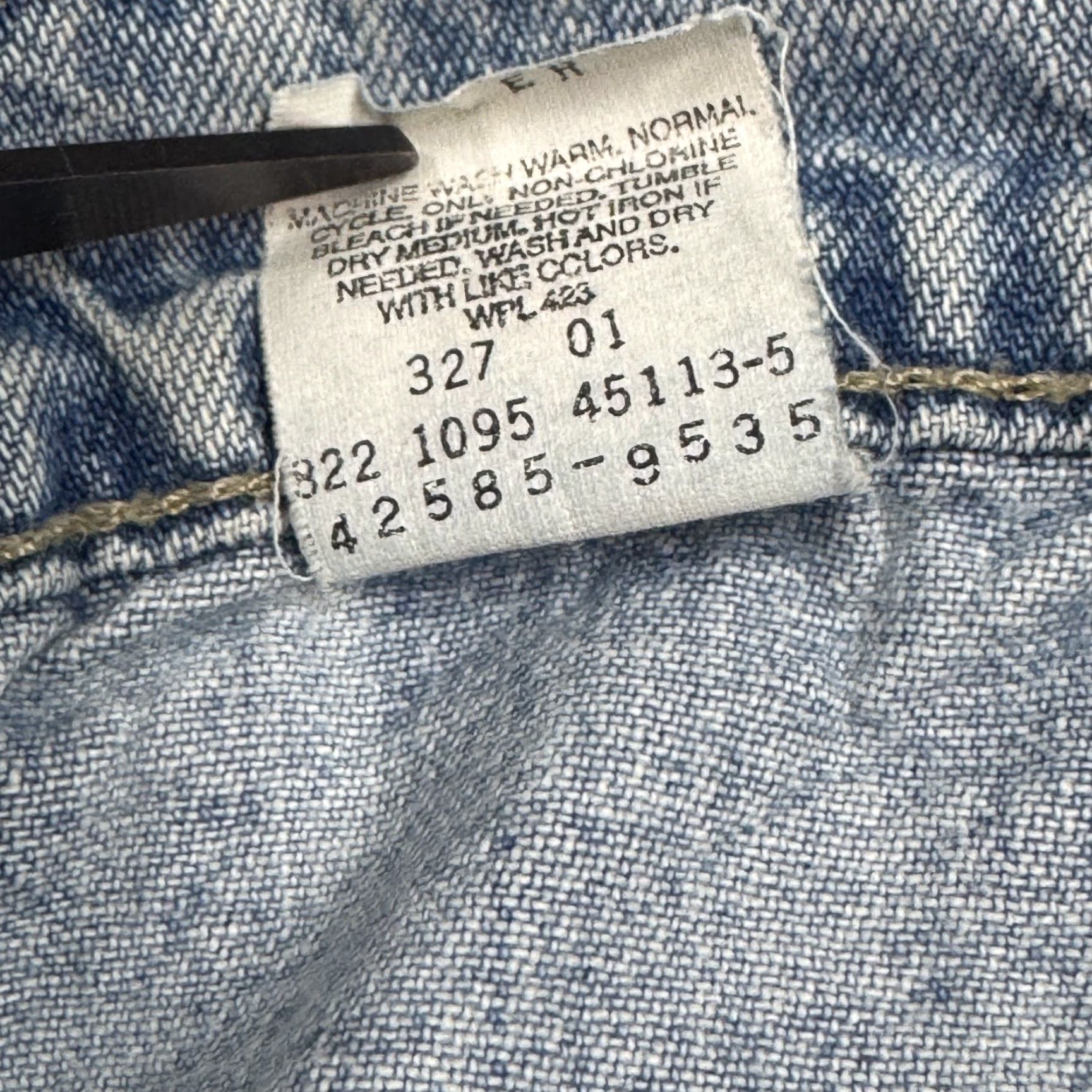 Levi's VINTAGE Levi's Jeans Mens 30x32 Blue L2 90s Made USA Legs Altered to Taper Pants Slim Fit 527 Series Mens Jeans 90s Theme Size US 30 / EU 46 - 6 Thumbnail