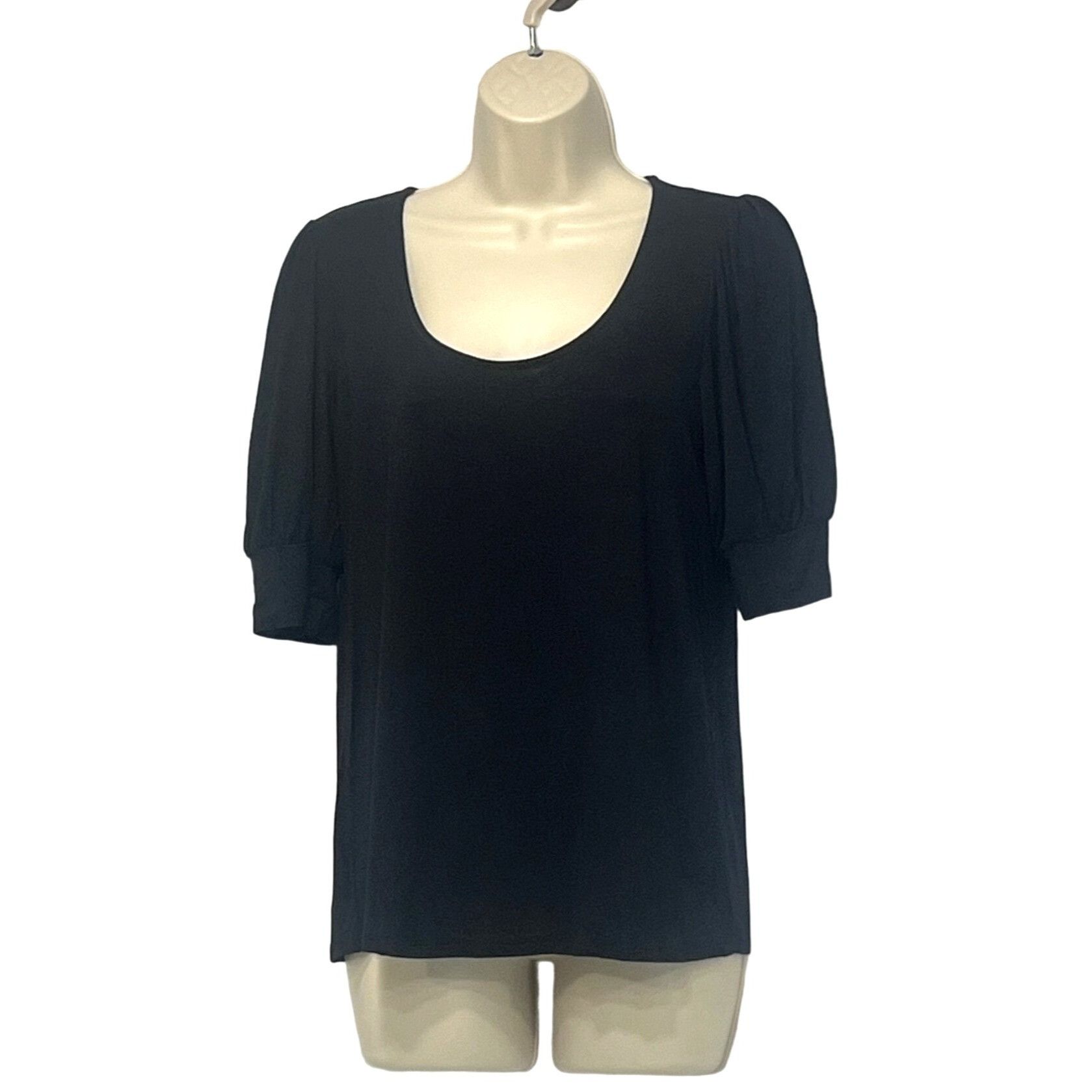 Other Gibsonlook Scoop Neck Puff Sleeve Top In Black, XS Size XS / US 0-2 / IT 36-38 - 9 Thumbnail
