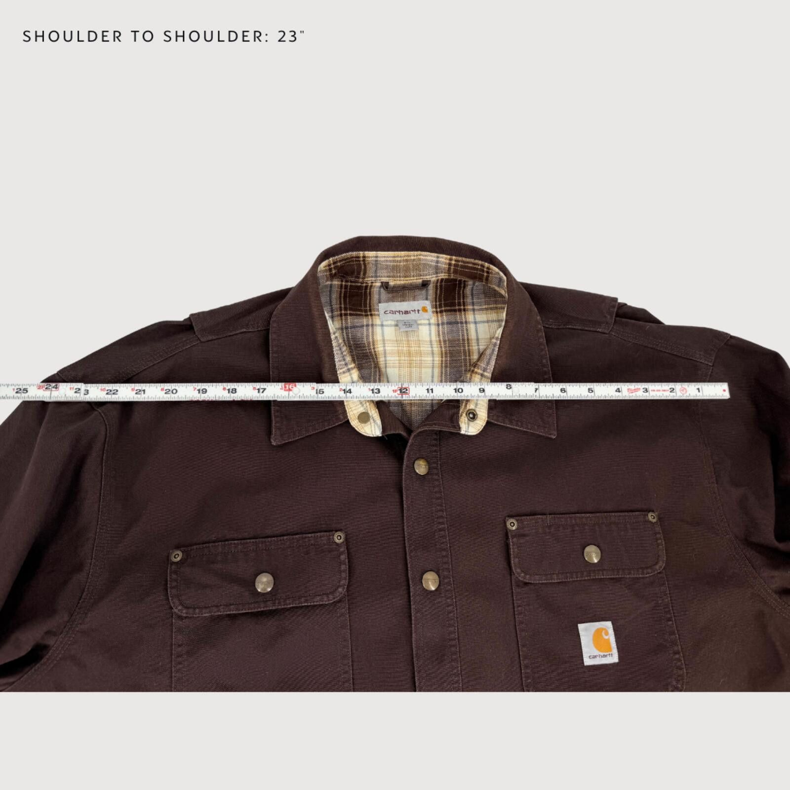Carhartt Carhartt Flannel Lined Canvas Chore Jacket 2XL Size US XXL / EU 58 / 5 - 8 Thumbnail