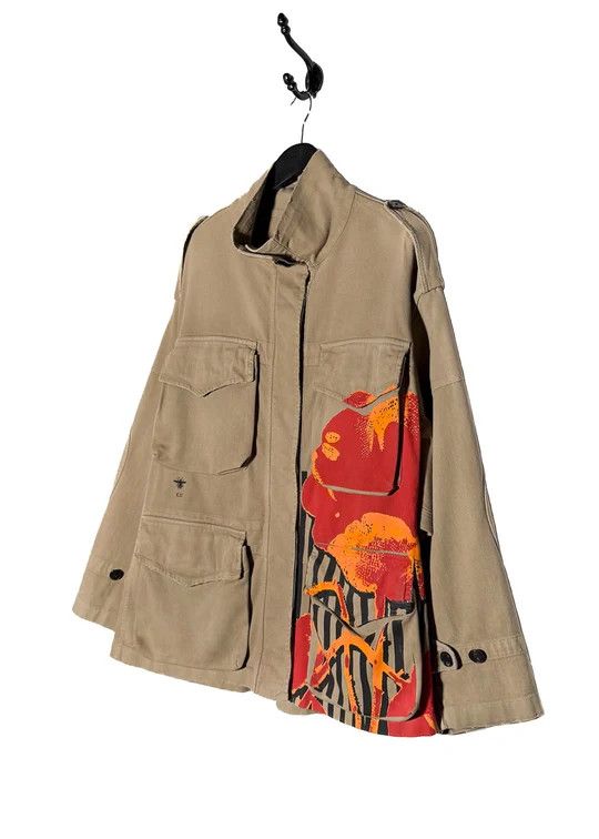 Dior o1y0825 Gabardine Jacket in Khaki Size S / US 4 / IT 40 - 2 Thumbnail
