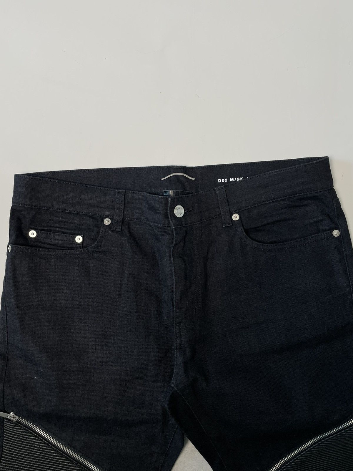 Saint Laurent Paris Saint Laurent Paris D02 Biker Denim Jeans Size US 33 - 2 Thumbnail