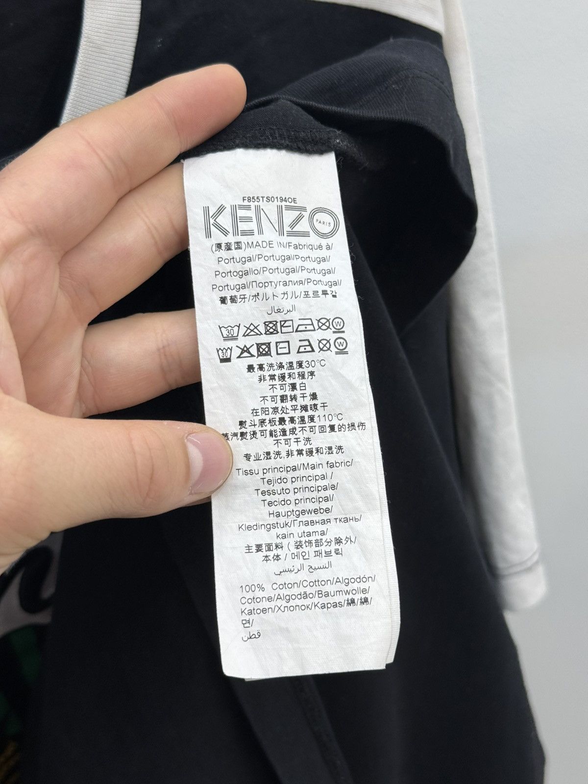 Kenzo Kenzo Paris Memento Collection 2 Embroidered Big Logo Tee Size US XL / EU 56 / 4 - 6 Thumbnail