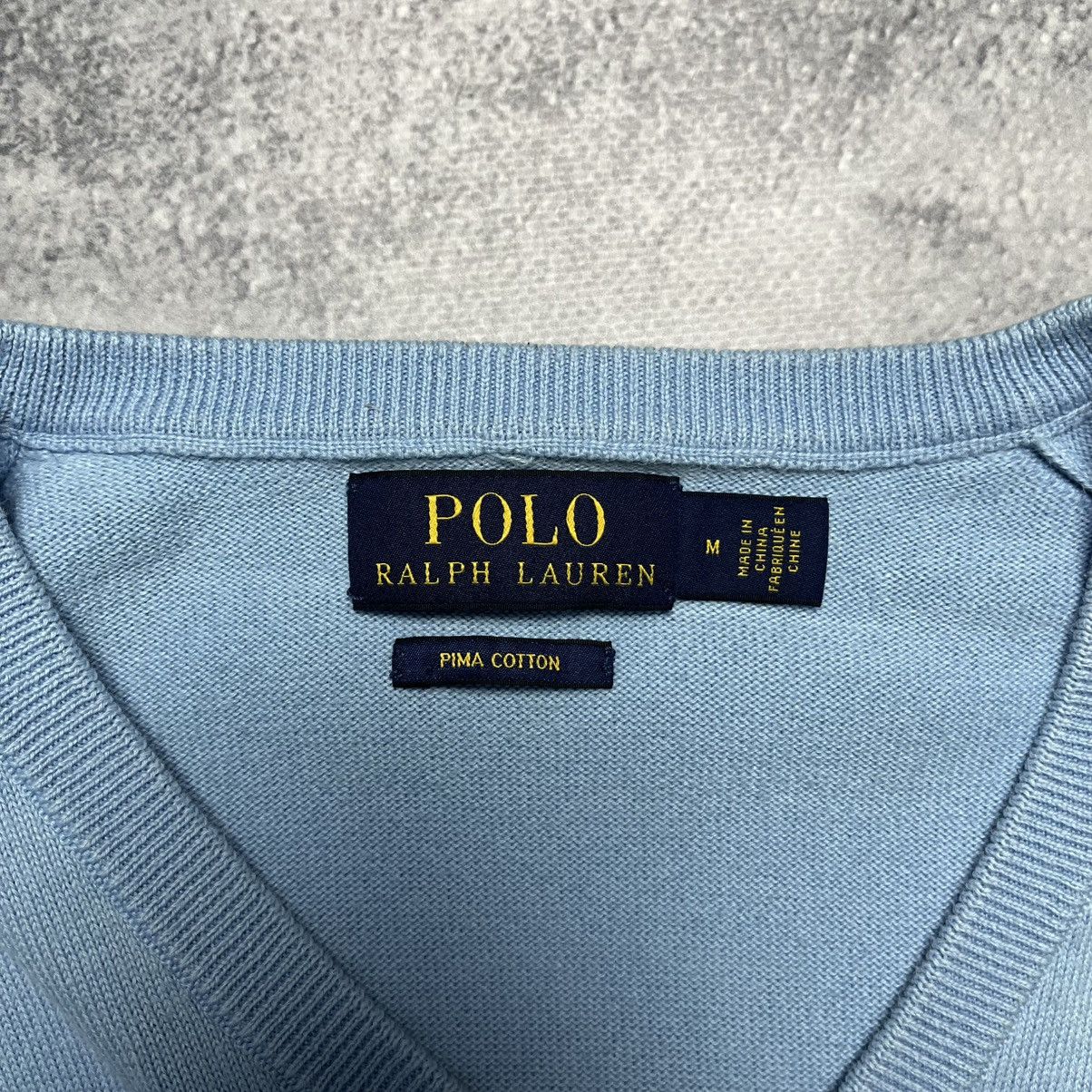 Polo Ralph Lauren × Vintage Vintage Polo Ralph Lauren Sweater V-Neck Streetwear Y2K Size US M / EU 48-50 / 2 - 4 Thumbnail