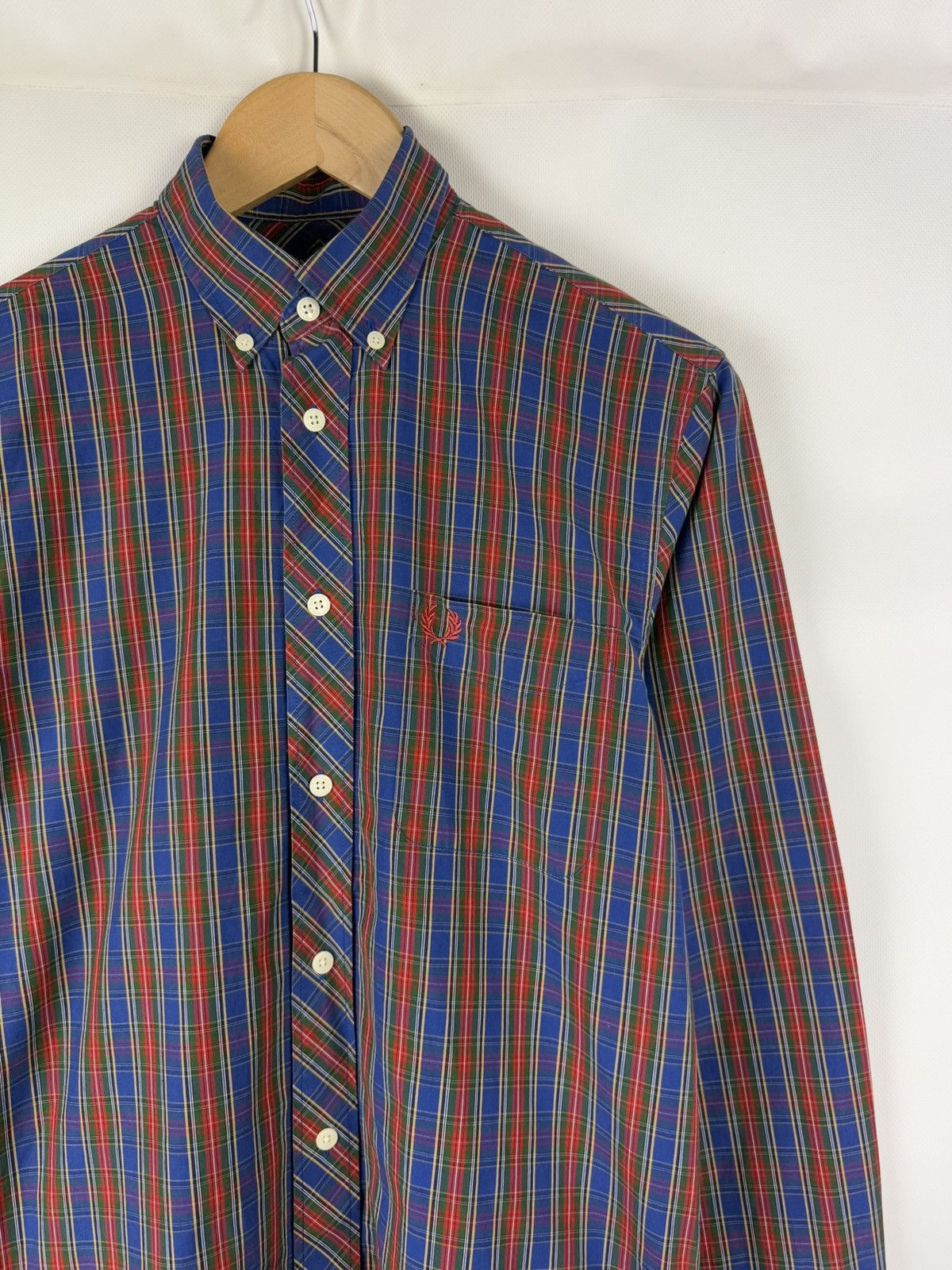 Fred Perry Fred Perry Casual Long Sleeve Checked Plaid Button Up Shirt Size US S / EU 44-46 / 1 - 5 Thumbnail