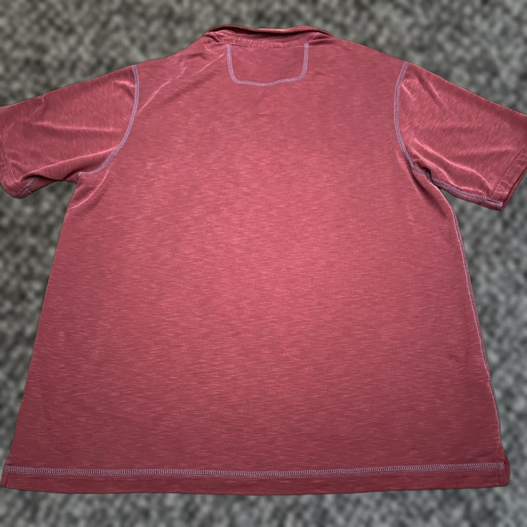 Tommy Bahama Tommy Bahama Polo Shirt Adult M Burgundy Embroidered Marlin Logo Mens Size US M / EU 48-50 / 2 - 1 Thumbnail