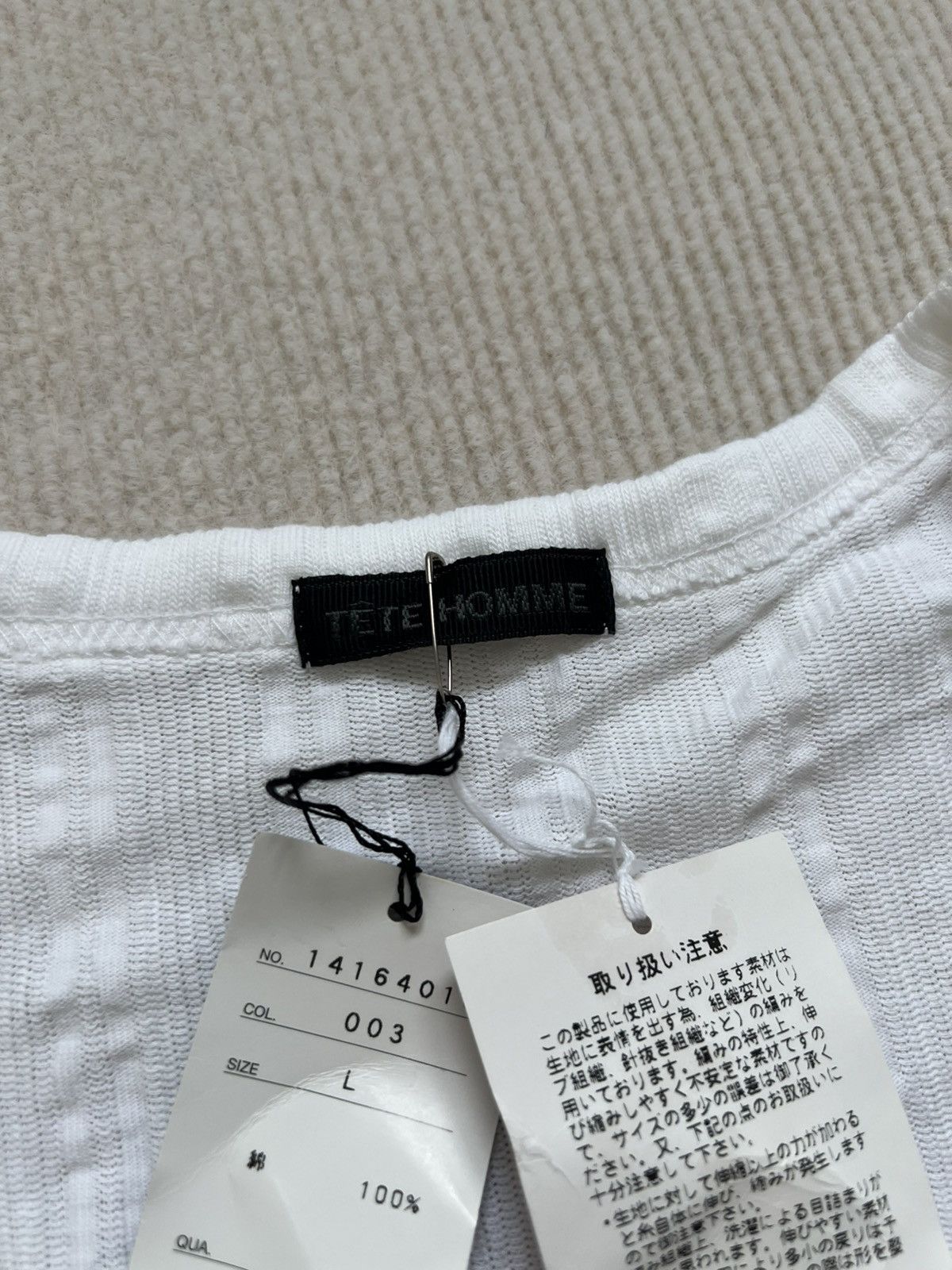 Tete Homme TETE HOMME Tank top Size US S / EU 44-46 / 1 - 7 Thumbnail