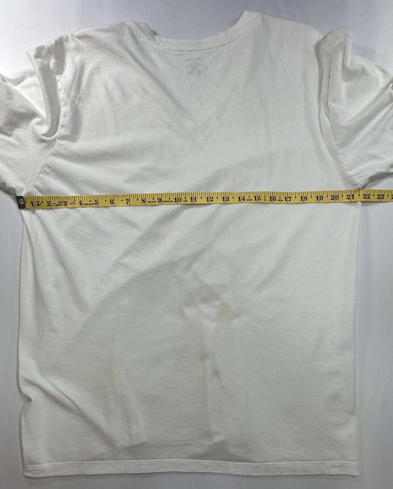 Calvin Klein Calvin Klein V-Neck Pullover T-Shirt White Mens Large Size US L / EU 52-54 / 3 - 4 Thumbnail