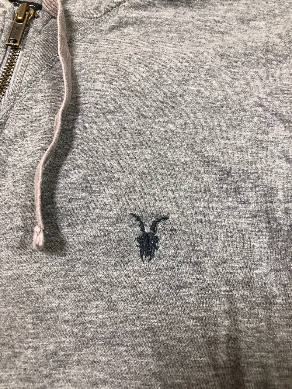 Allsaints × Vintage Vintage Allsaints Logo Faded Zip Hoodie Y2K Size US M / EU 48-50 / 2 - 3 Thumbnail