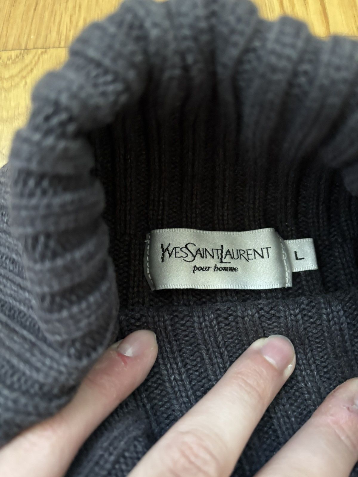 Yves Saint Laurent Yves saint laurent vintage knitwear y2k Size US L / EU 52-54 / 3 - 3 Thumbnail