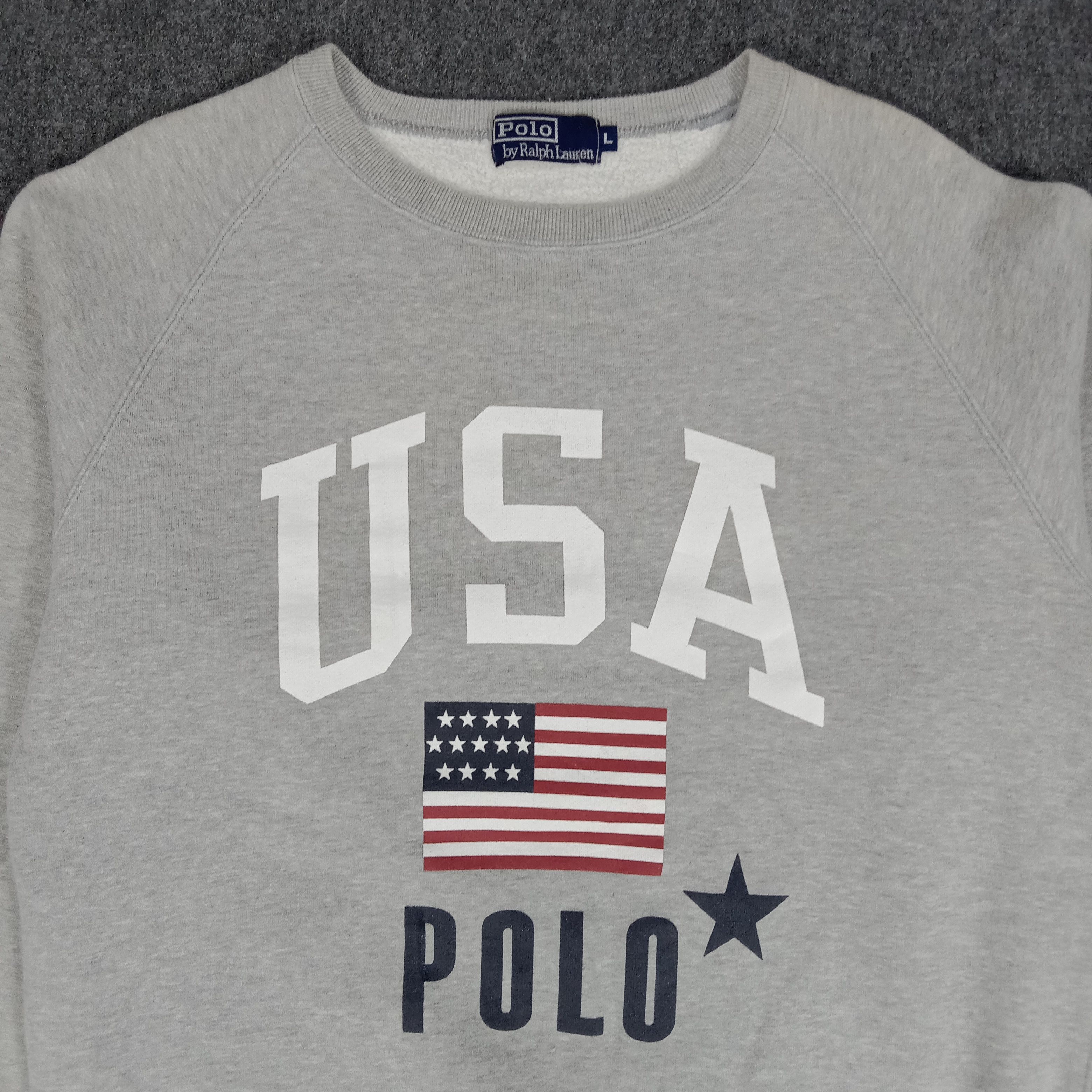 Polo Ralph Lauren × Vintage USA Polo by Ralph Lauren Luxury Brand Sweatshirt Size US M / EU 48-50 / 2 - 2 Thumbnail