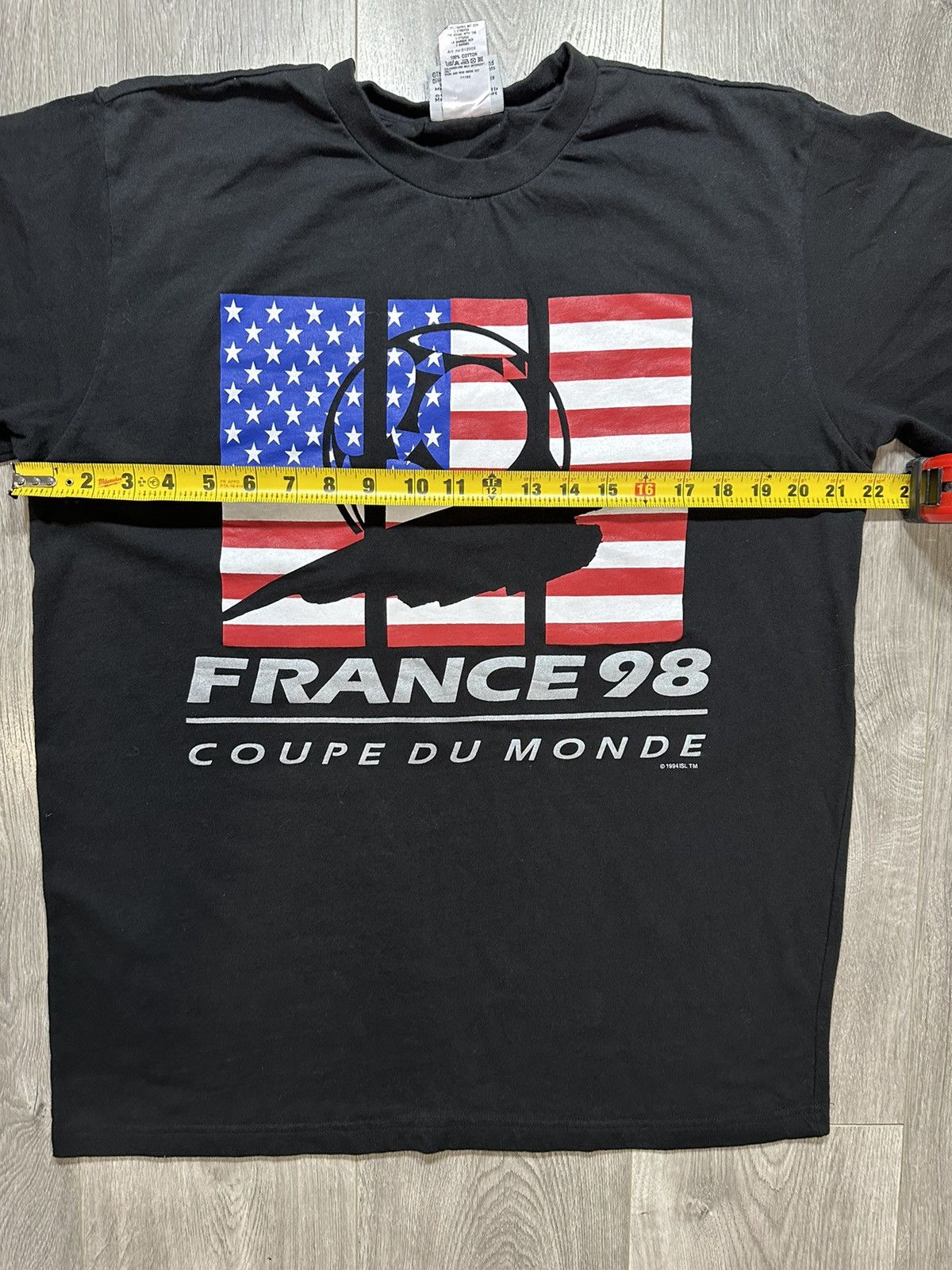 Adidas VINTAGE Adidas World Cup Shirt Adult L 1998 USA Team France Size US L / EU 52-54 / 3 - 9 Thumbnail