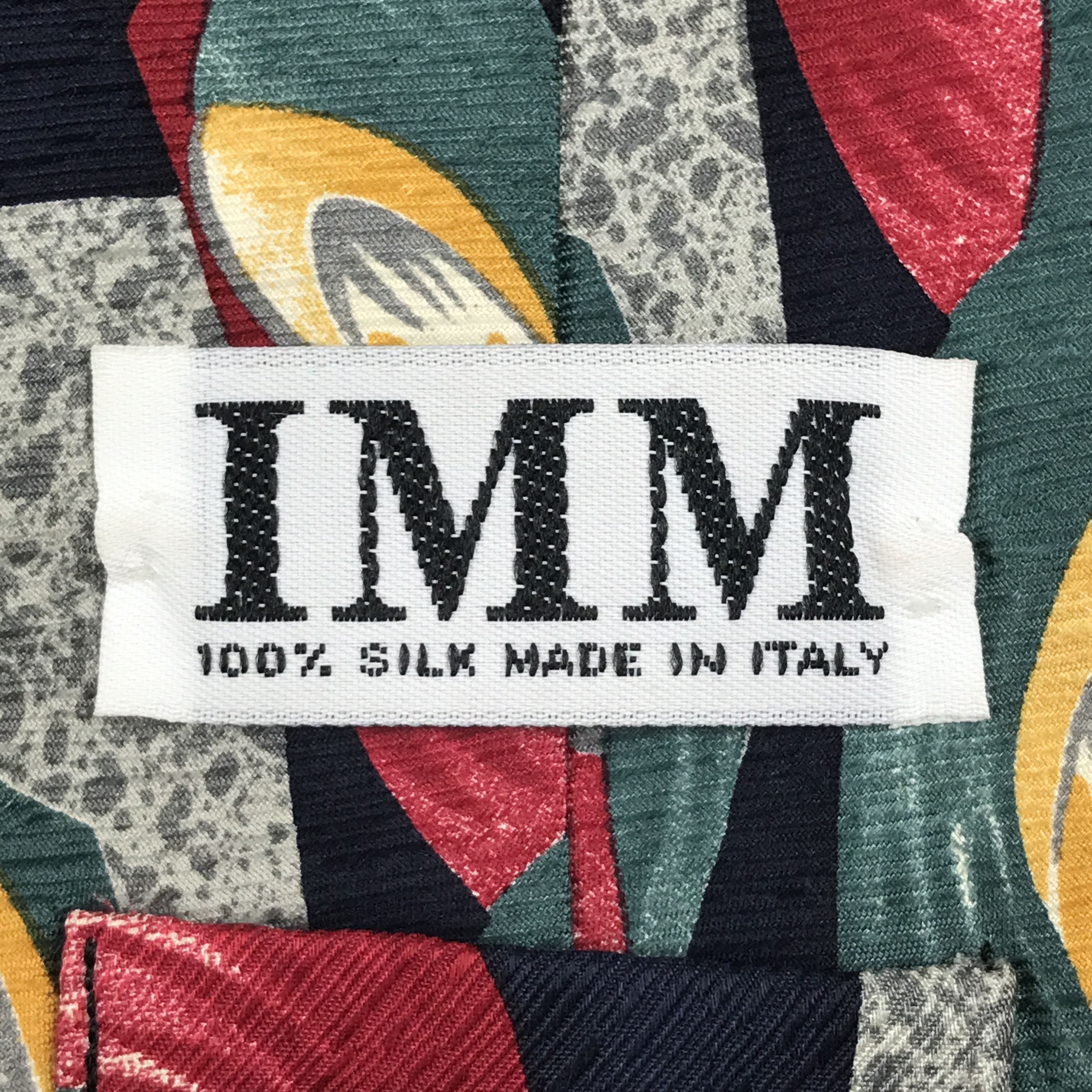 Vintage Vintage IMM Silk Necktie Size ONE SIZE - 8 Thumbnail
