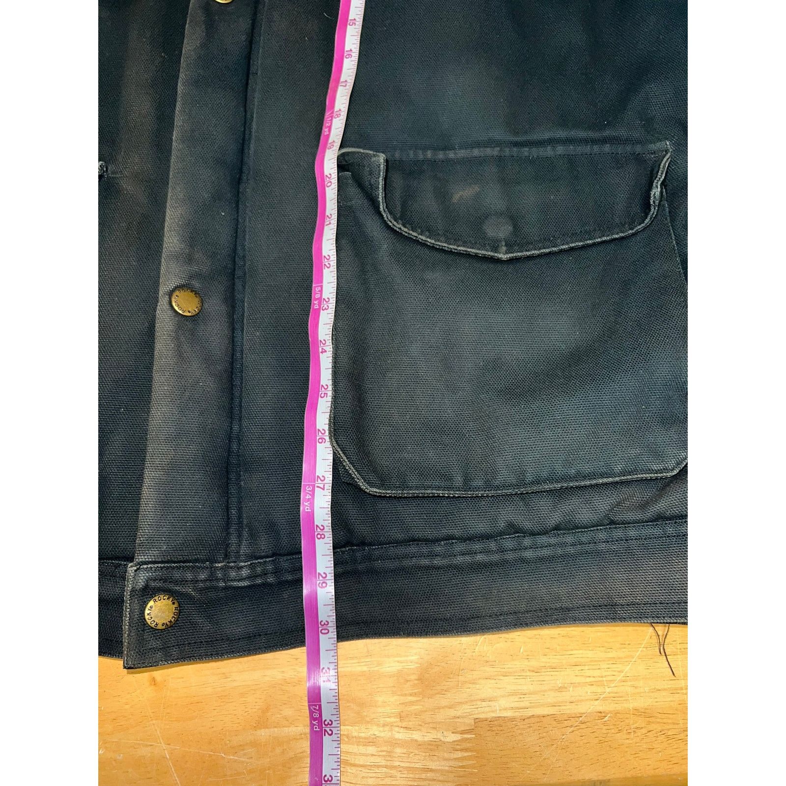 Vintage Vintage Work Wear Black Jacket Rocky Full Zip Heavy VTG XL Size US XL / EU 56 / 4 - 15 Thumbnail