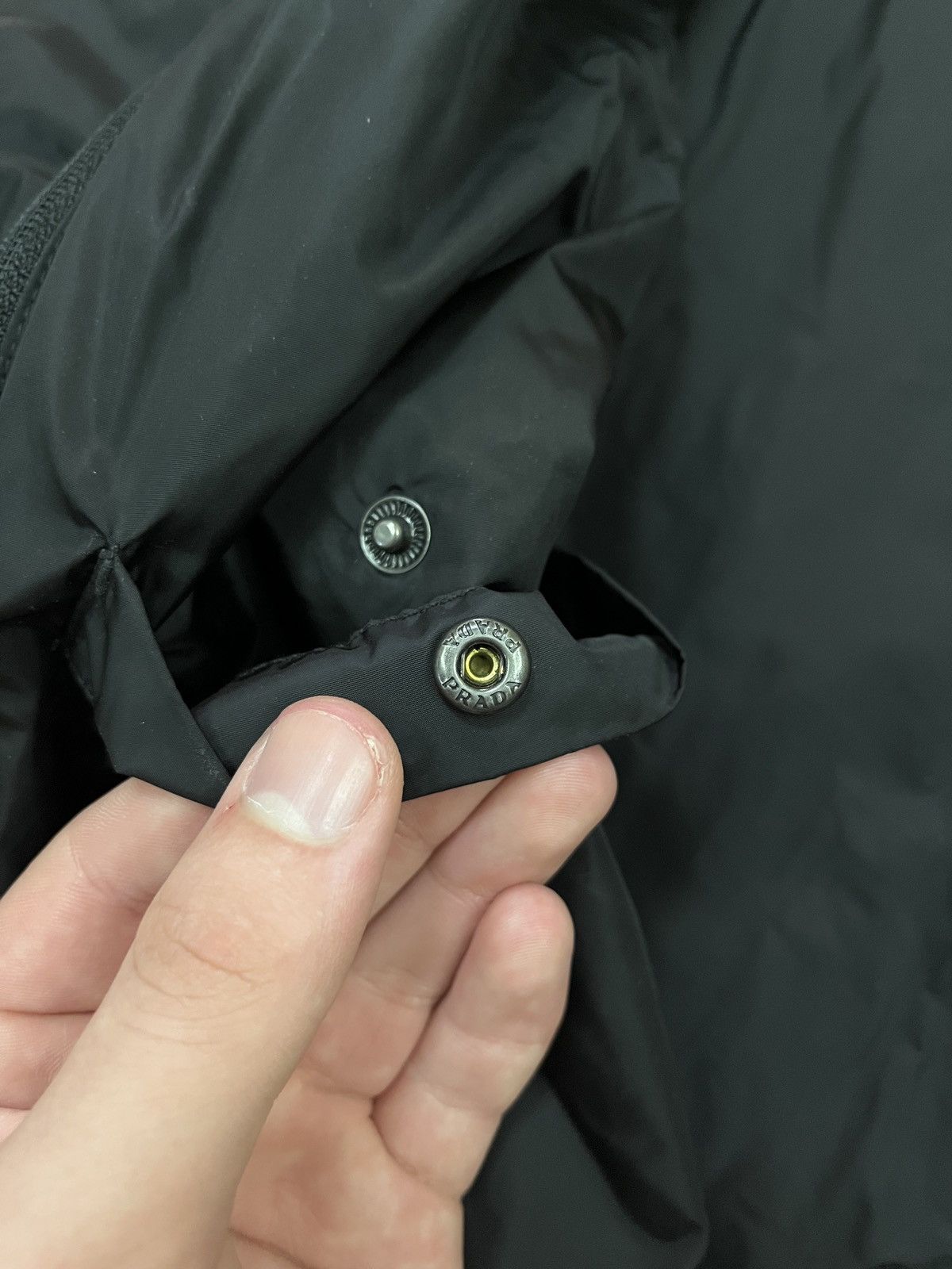 Prada Vintage Prada Black Nylon Bomber Jacket Sport Gore-Tex Size US L / EU 52-54 / 3 - 19 Thumbnail