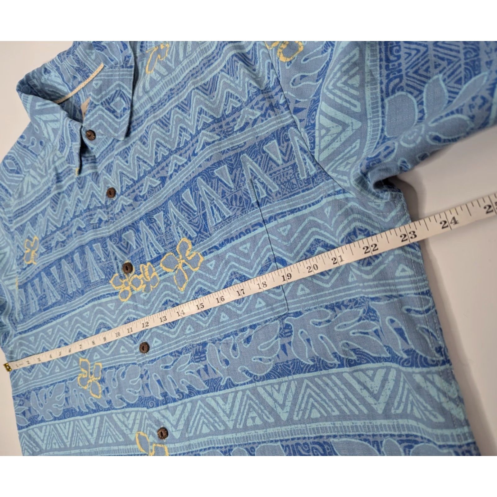 Quiksilver Quiksilver Waterman Shirt Men M Blue Button-Up Geometric Hawaiian Comfort Fit Size US M / EU 48-50 / 2 - 5 Thumbnail