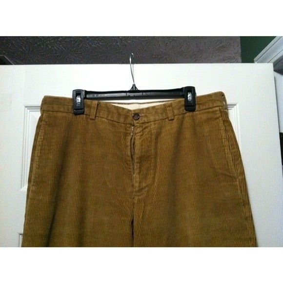 BROOKS BROTHERS MEN'S COTTON BLEND CORDUROY PANTS SIZE:36/30