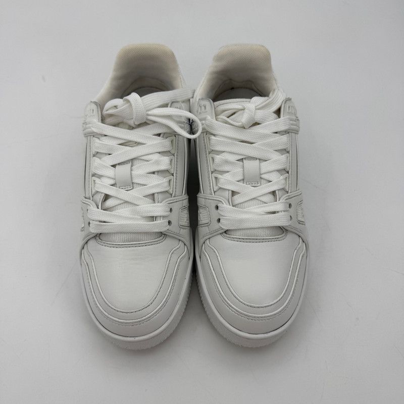 Louis Vuitton Louis Vuitton White Trainer Sneakers for Women -2505 Size US 8 / IT 38 - 1 Thumbnail