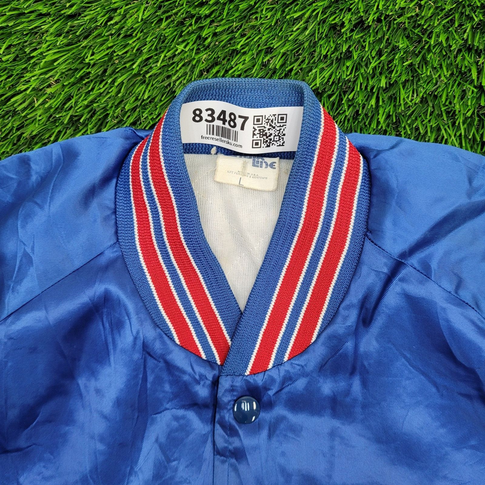 Chalk Line Vintage New York Giants Varsity Jacket L/XL Chalk-Line Crop Size US L / EU 52-54 / 3 - 9 Thumbnail