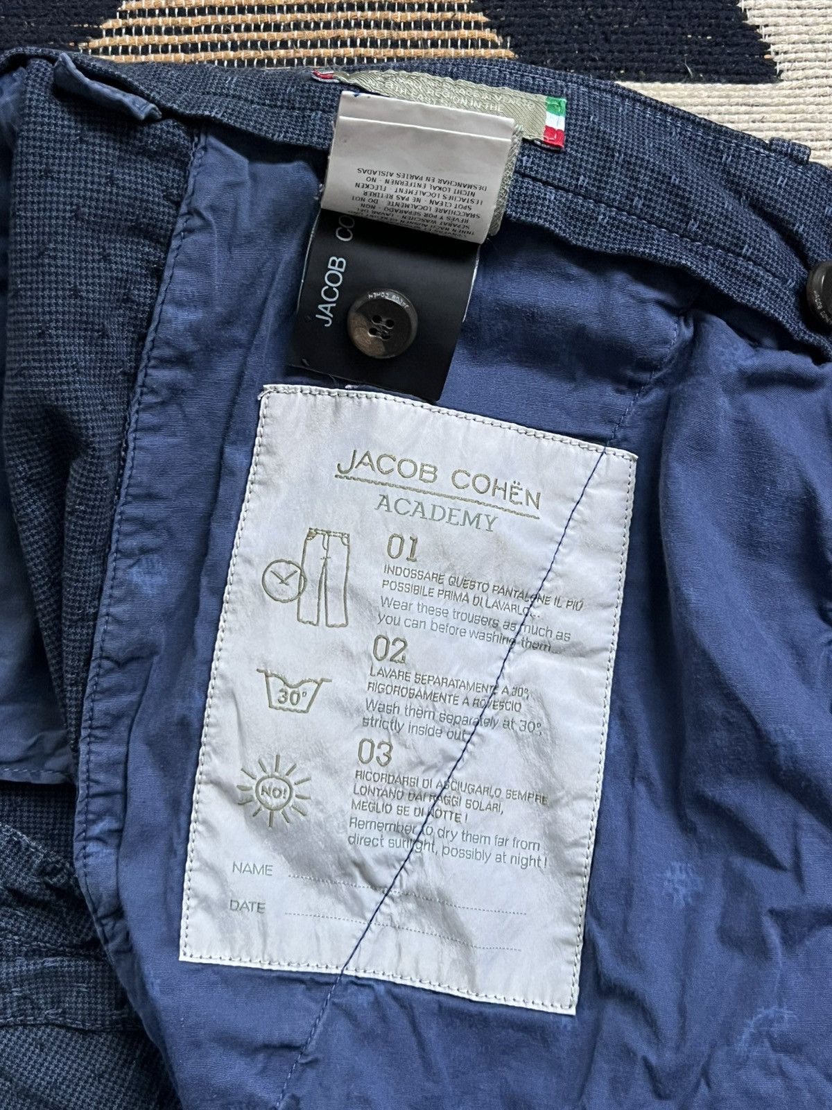 Jacob Cohen Jacob Cohen Academy Exclusive Handmade Luxury Pants Size US 34 / EU 50 - 13 Thumbnail