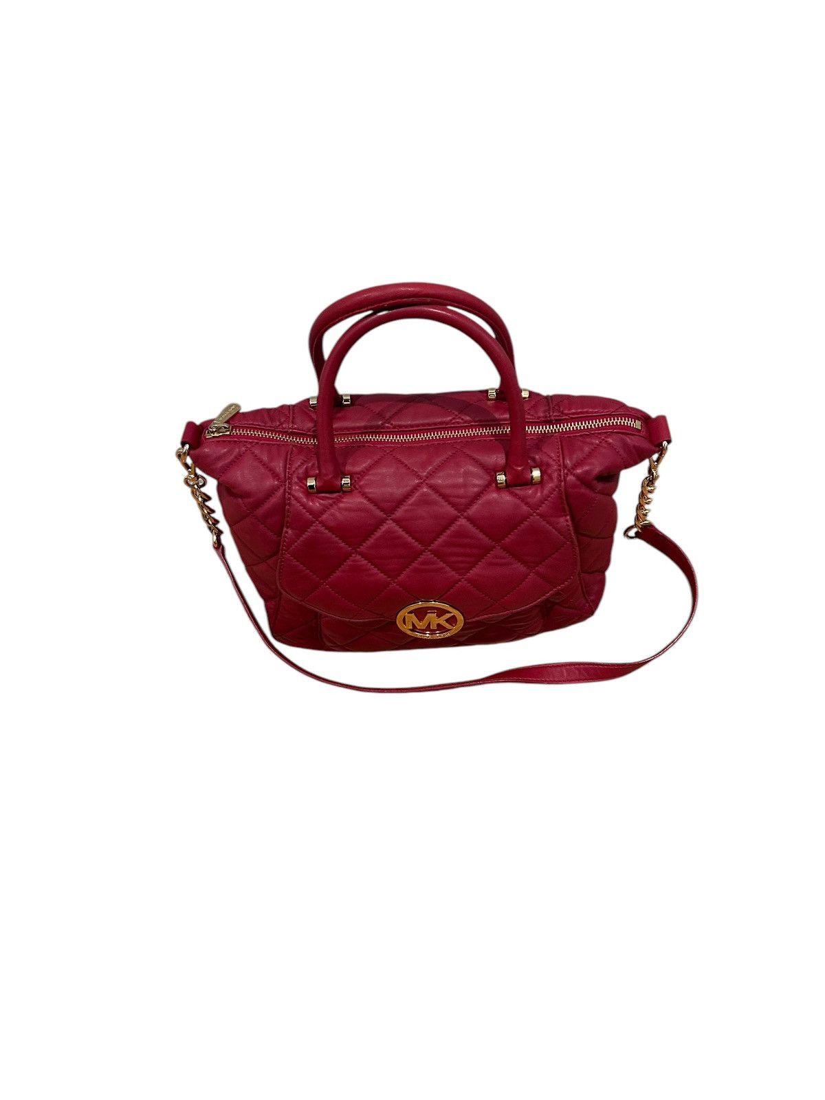 Michael Kors Michael Kors Red Quilted Leather handbag Crossbody bag Size ONE SIZE - 2 Thumbnail