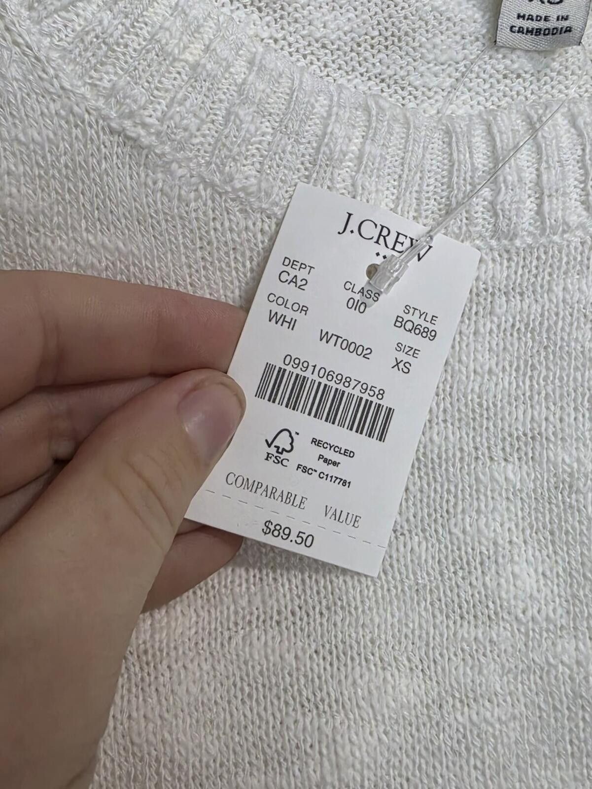 J.Crew J Crew Crewneck beach sweater Size XS / US 0-2 / IT 36-38 - 4 Thumbnail