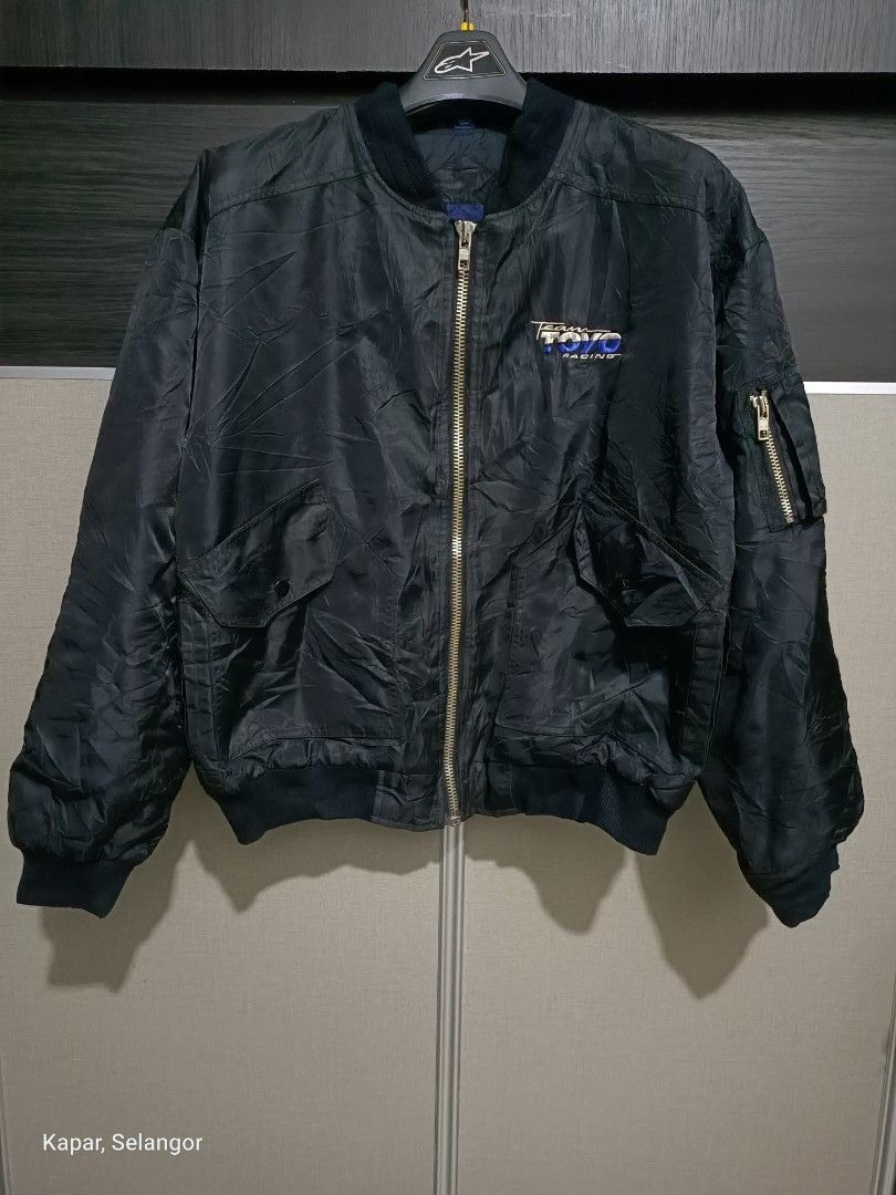 Vintage Vintage toyo tires racing team bomber jacket Size US L / EU 52-54 / 3 - 1 Thumbnail