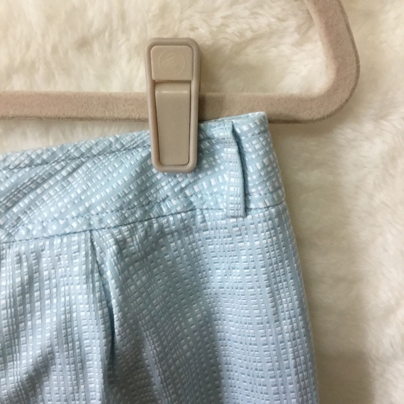 Ann Taylor Ann Taylor Blue Pattern Crop Pants Size 28" / US 6 / IT 42 - 8 Thumbnail