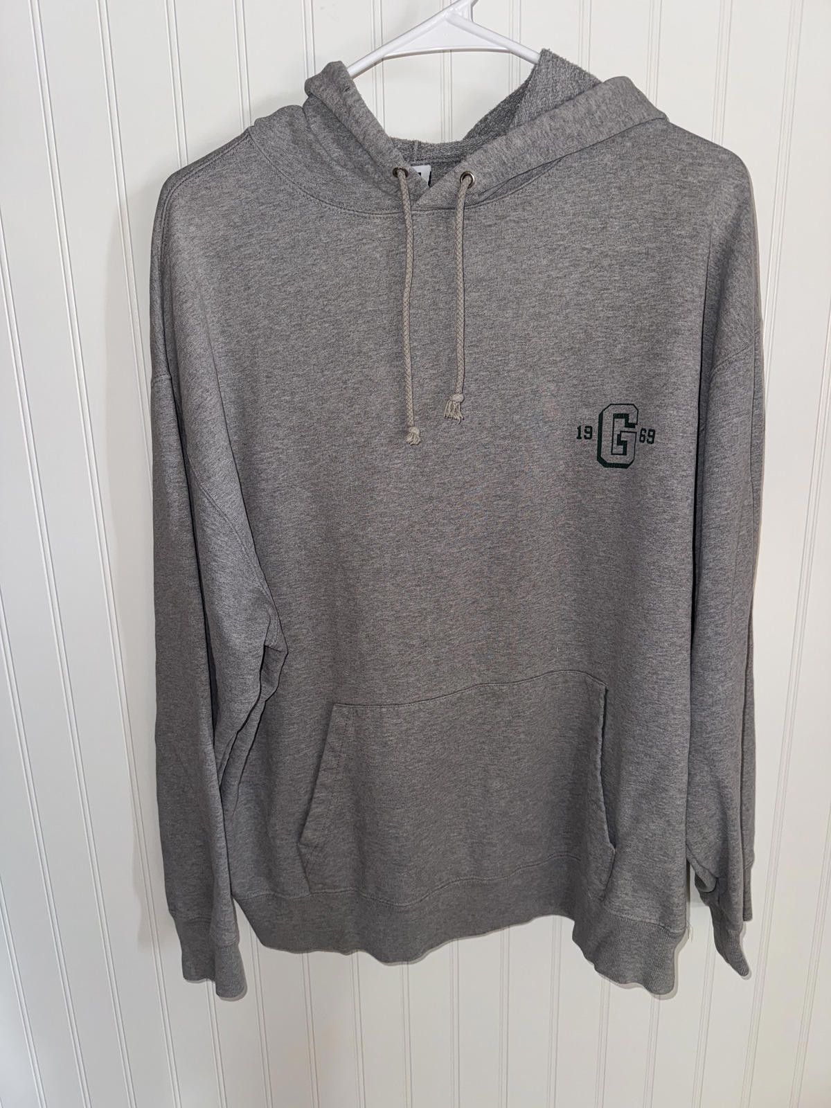 Gap Vintage 2000's Gray GAP "1969" Hoodie Size US M / EU 48-50 / 2 - 1 Thumbnail