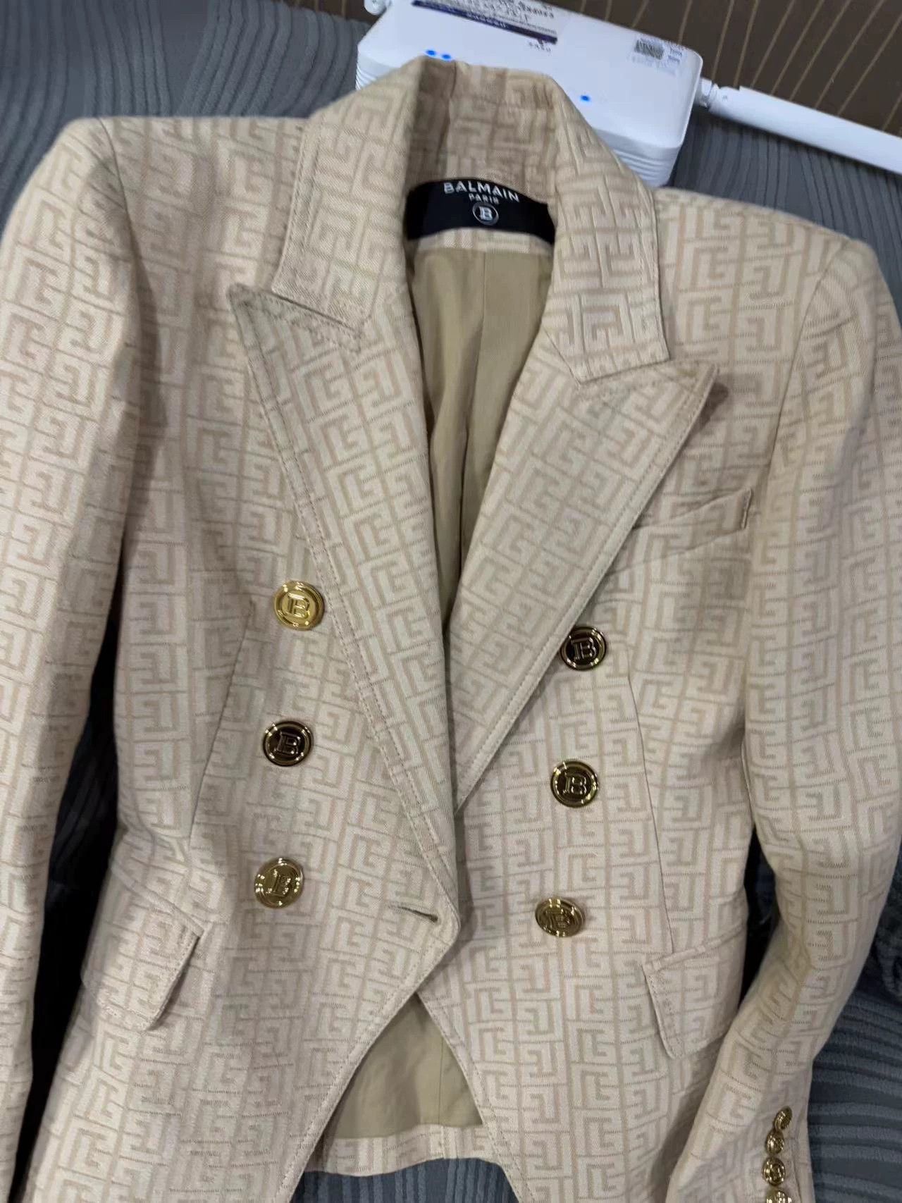 Balmain Balmain All-Over Print Unworn Suit Size XS / US 0-2 / IT 36-38 - 2 Thumbnail