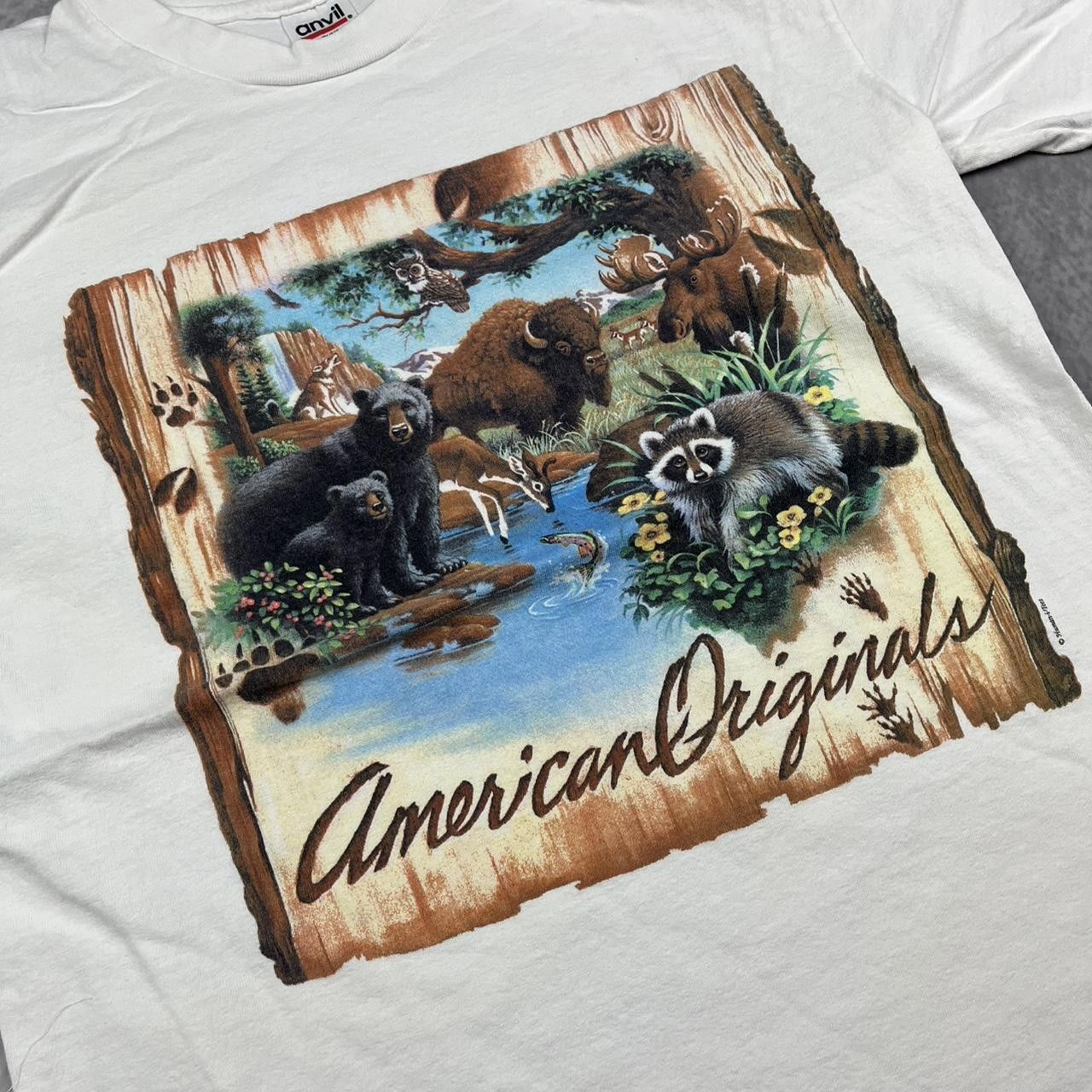 Anvil Vintage nature shirt Size US M / EU 48-50 / 2 - 2 Thumbnail