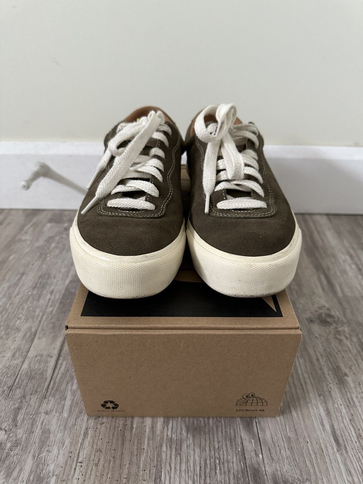 Last Resort AB VM001 Dusty Green Suede | Grailed