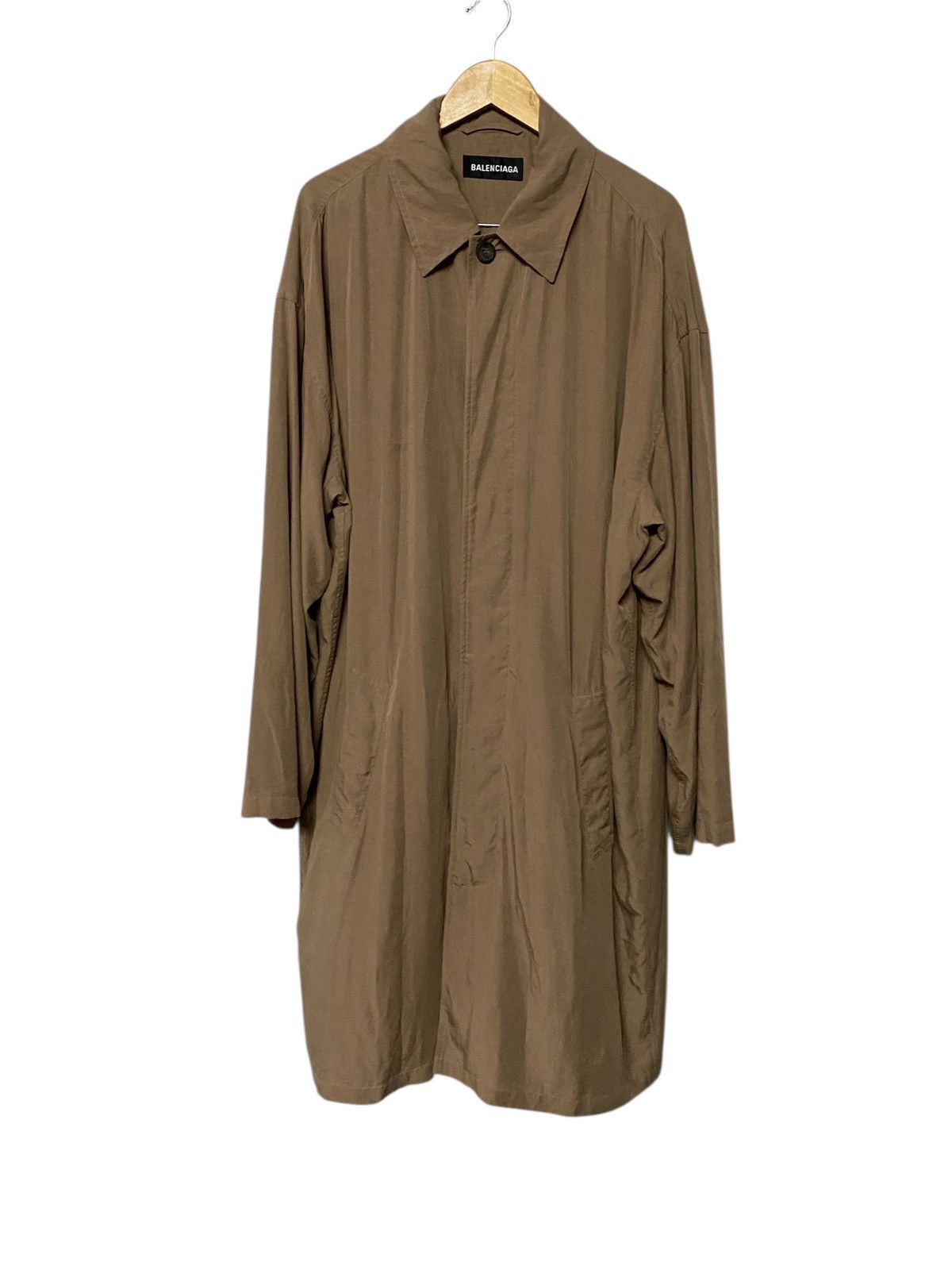 Balenciaga Balenciaga LYOCELL OVERSIZED TRENCH Size US S / EU 44-46 / 1 - 1 Thumbnail